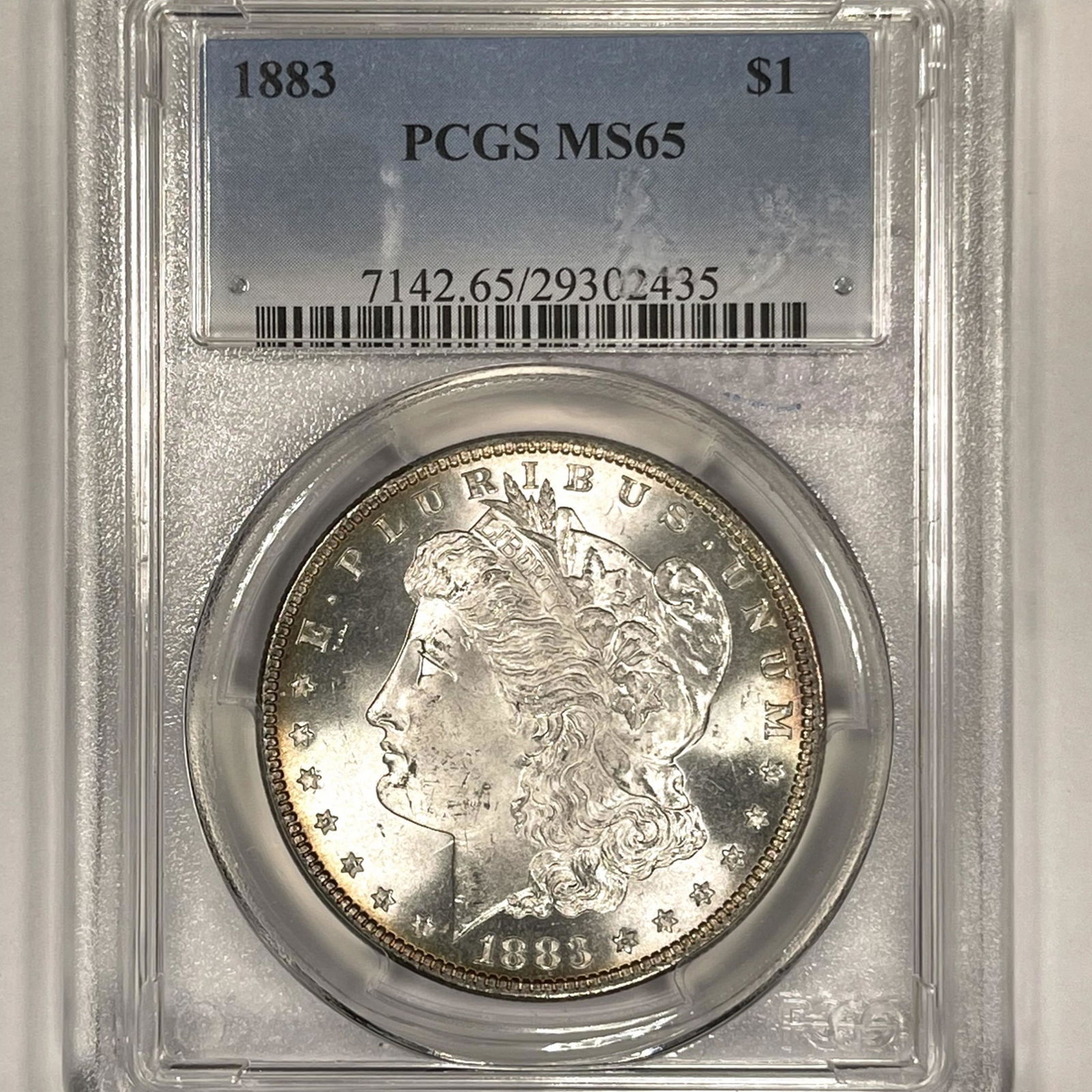 1883 Morgan Silver Dollar PCGS-MS65 (1 of 2)