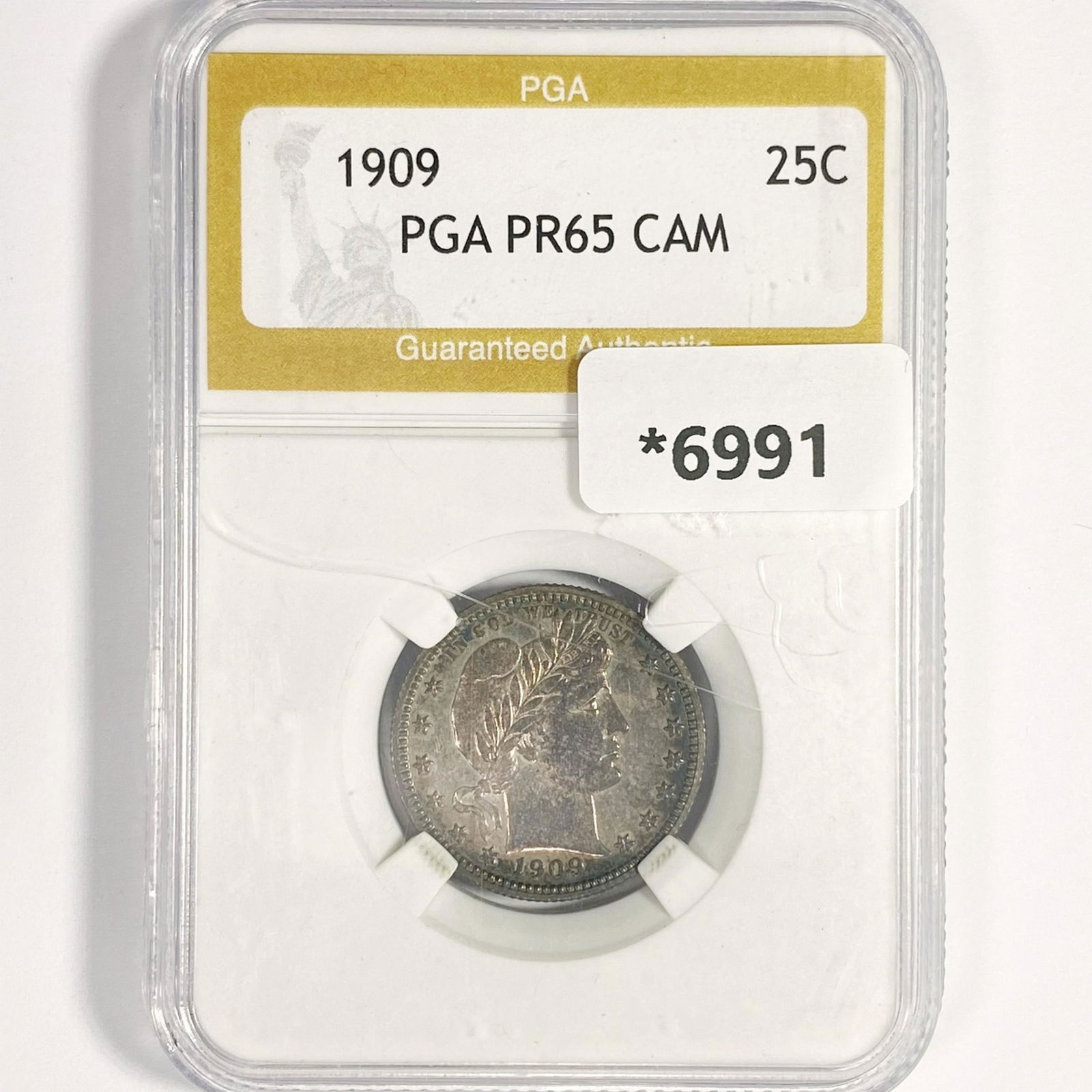 1909 Barber Quarter PGA-PR65 CAM (1 of 2)