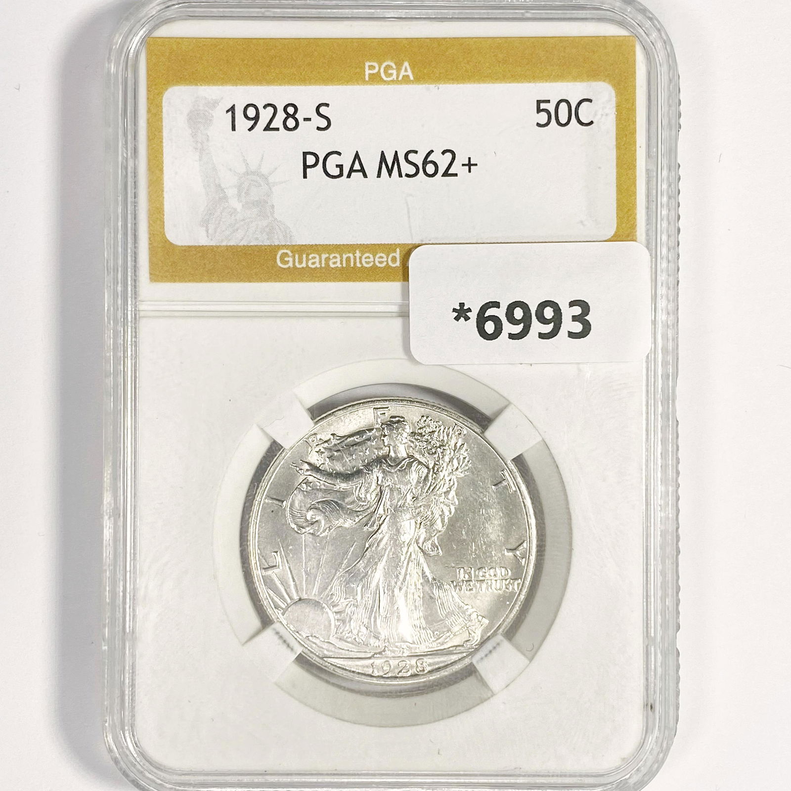 1928-S Walking Liberty Half Dollar PGA-MS62+ (1 of 2)