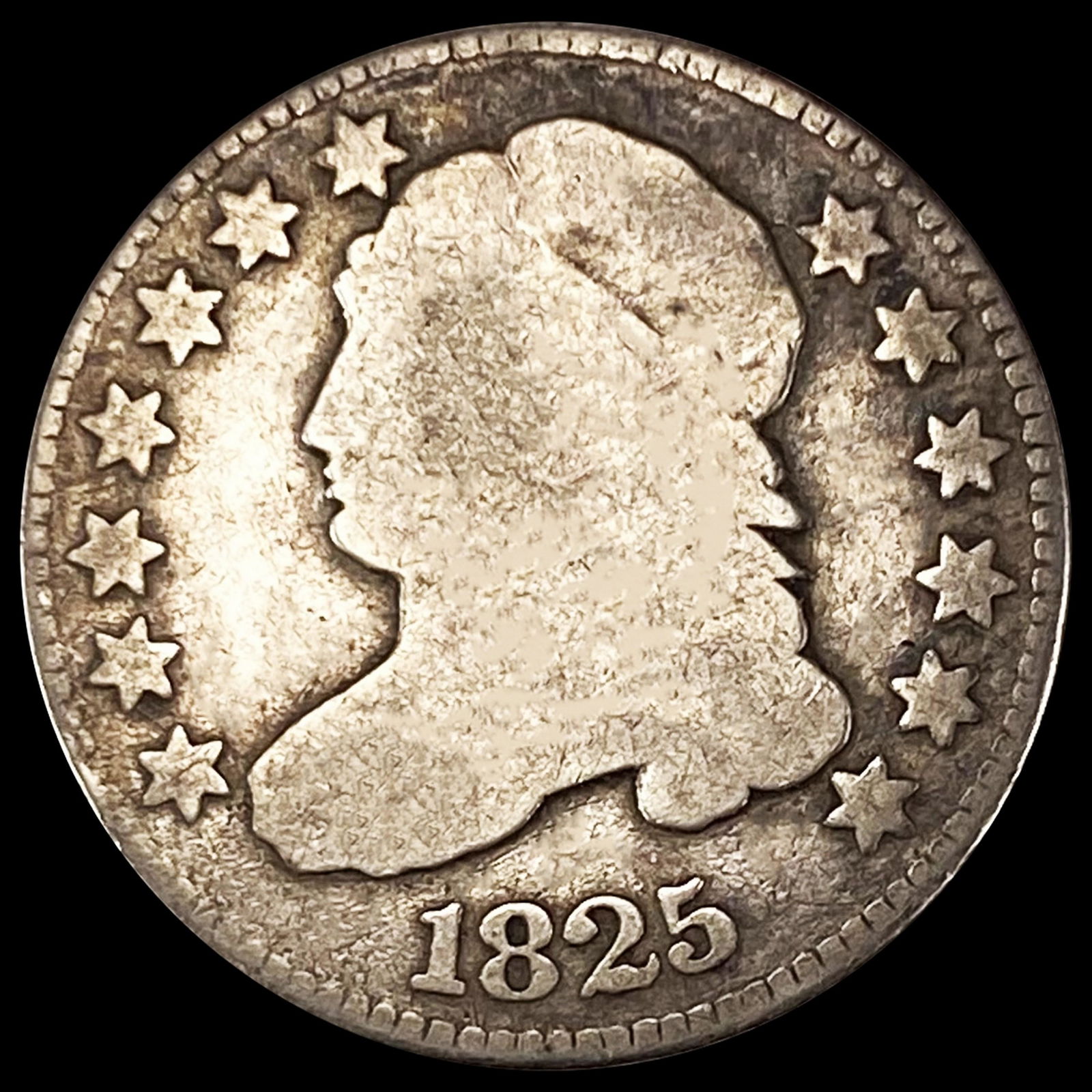1825 Capped Bust Dime NICELY CIRCULATED (1 of 2)