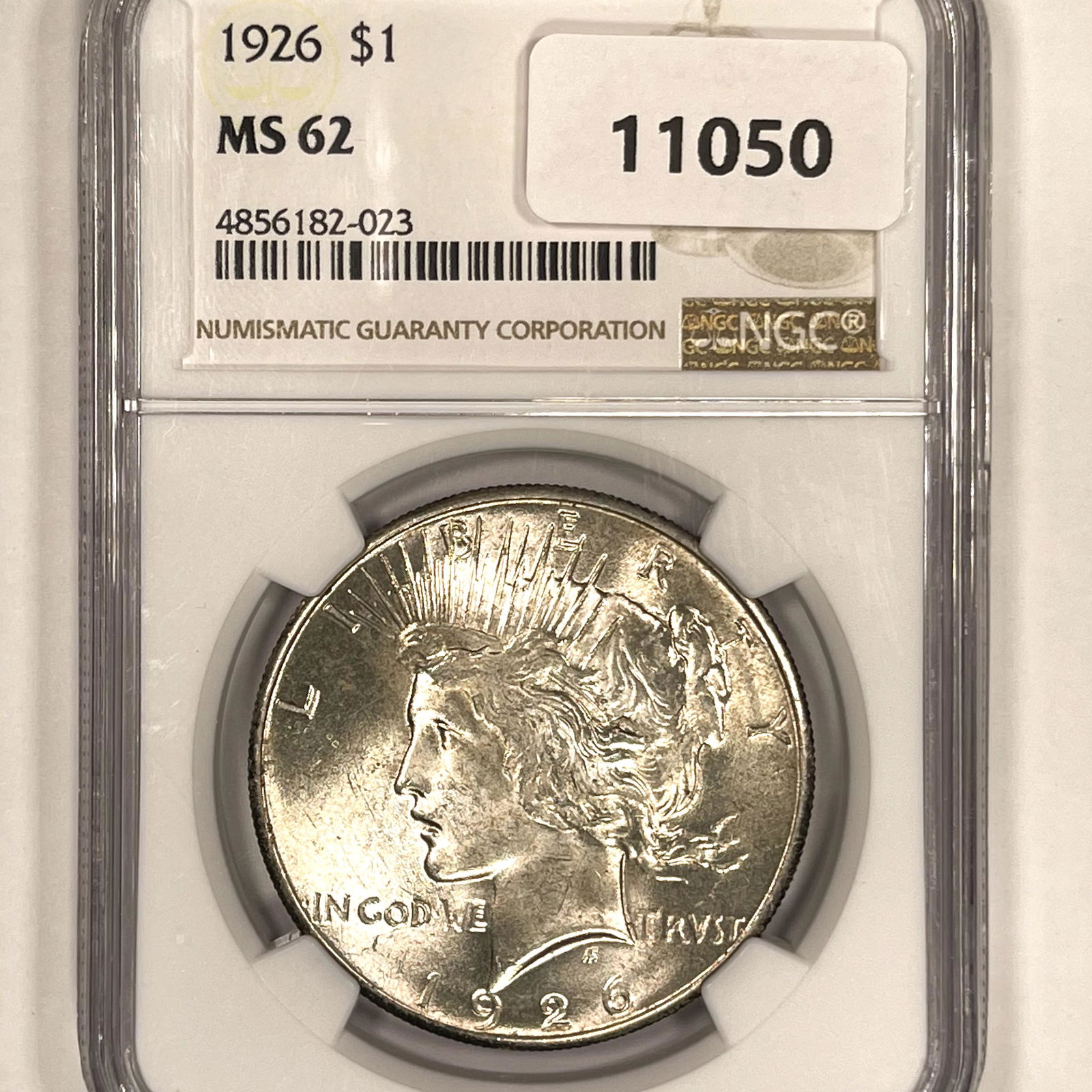 1926 Silver Peace Dollar NGC-MS62 (1 of 2)