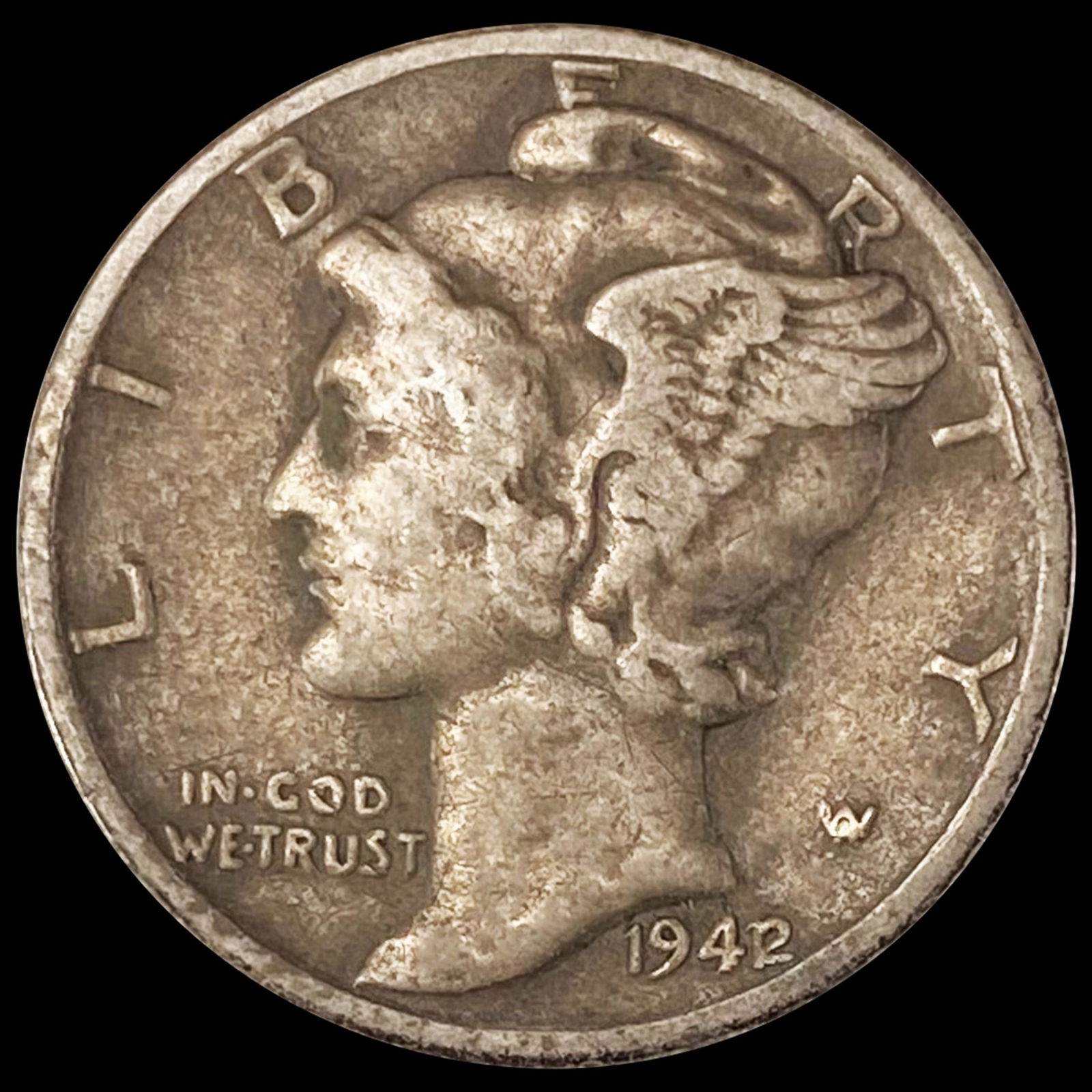 1942/41 Mercury Dime LIGHTLY CIRCULATED (1 of 2)