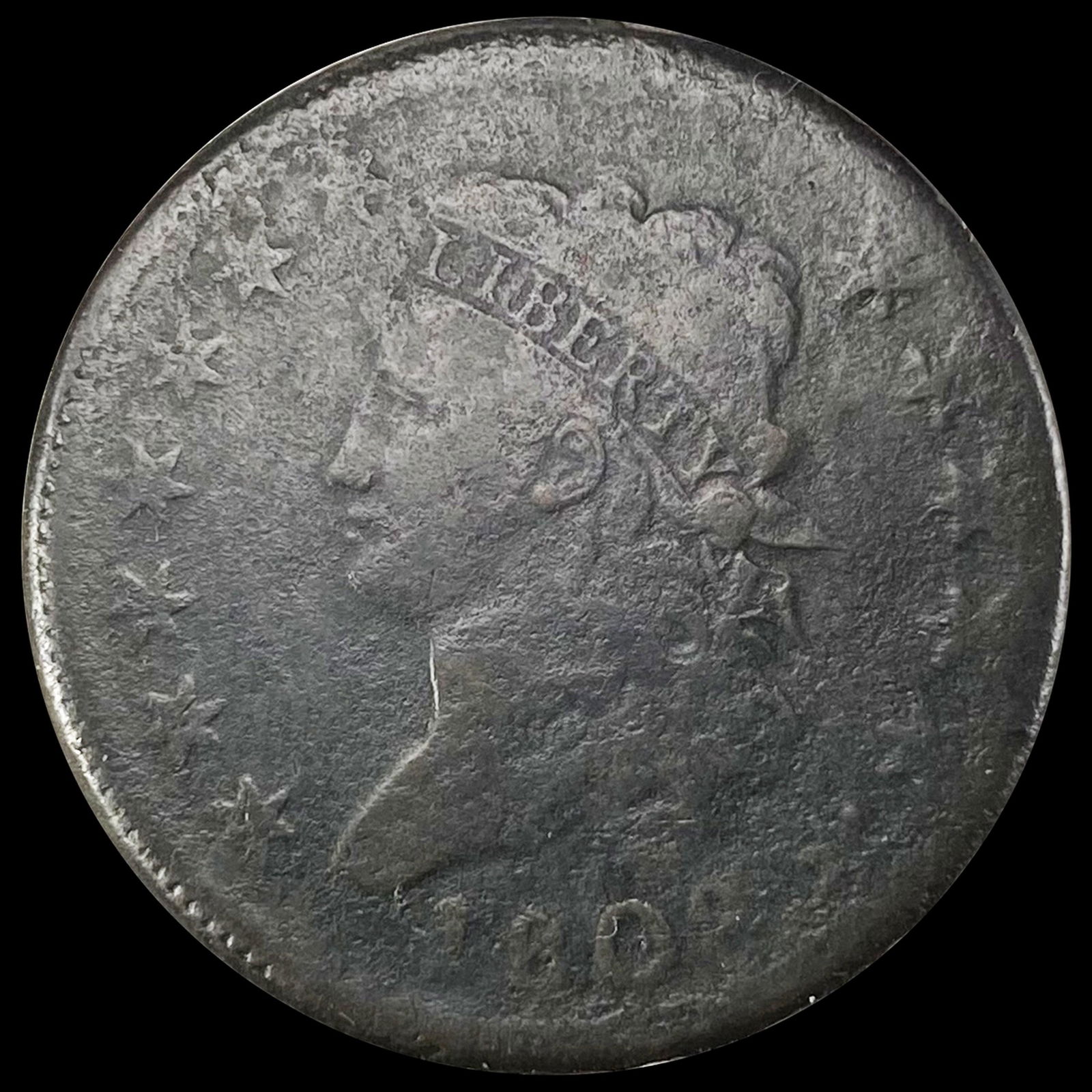 1808 Large Cent NICELY CIRCULATED (1 of 2)