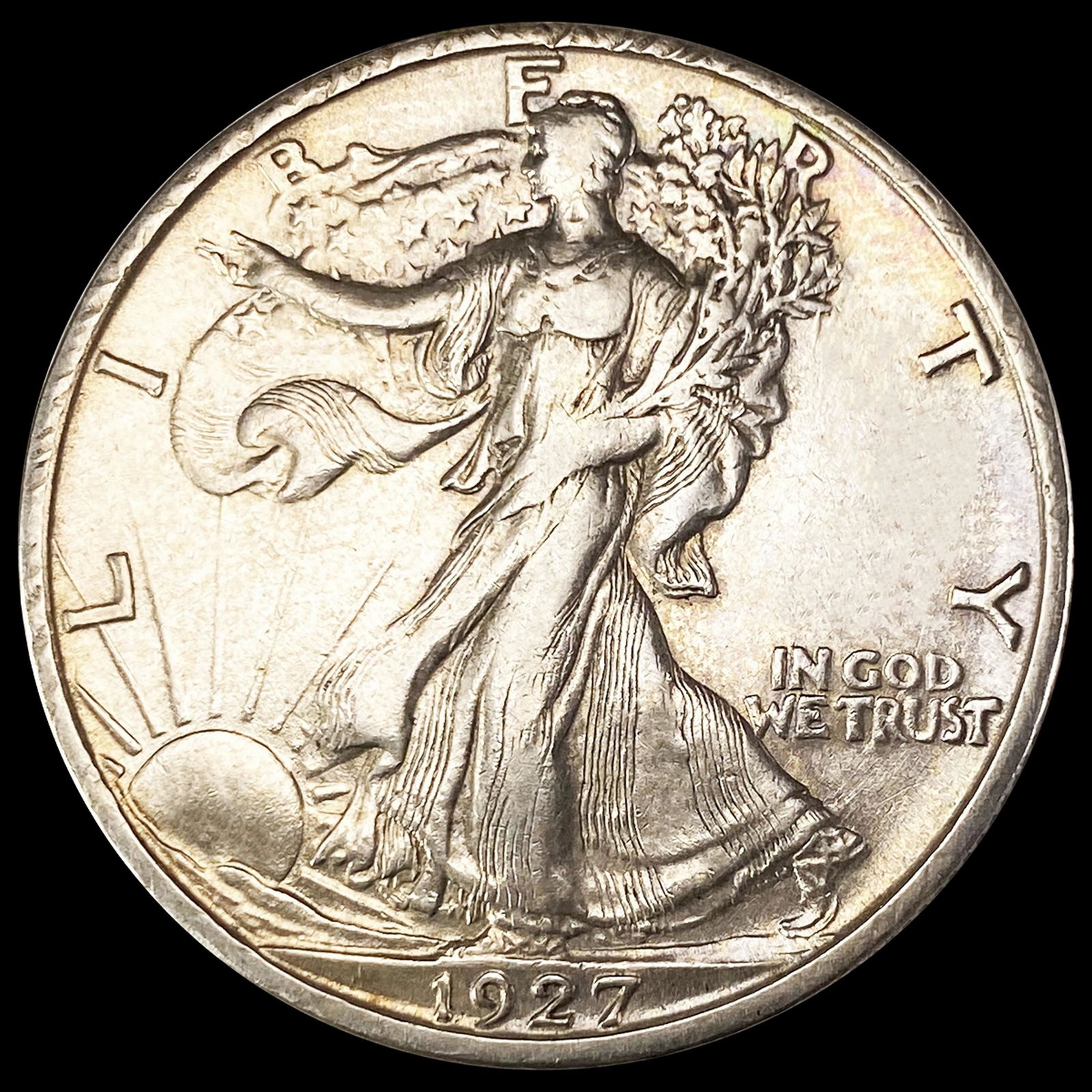 1927-S Walking Liberty Half Dollar UNCIRCULATED (1 of 2)