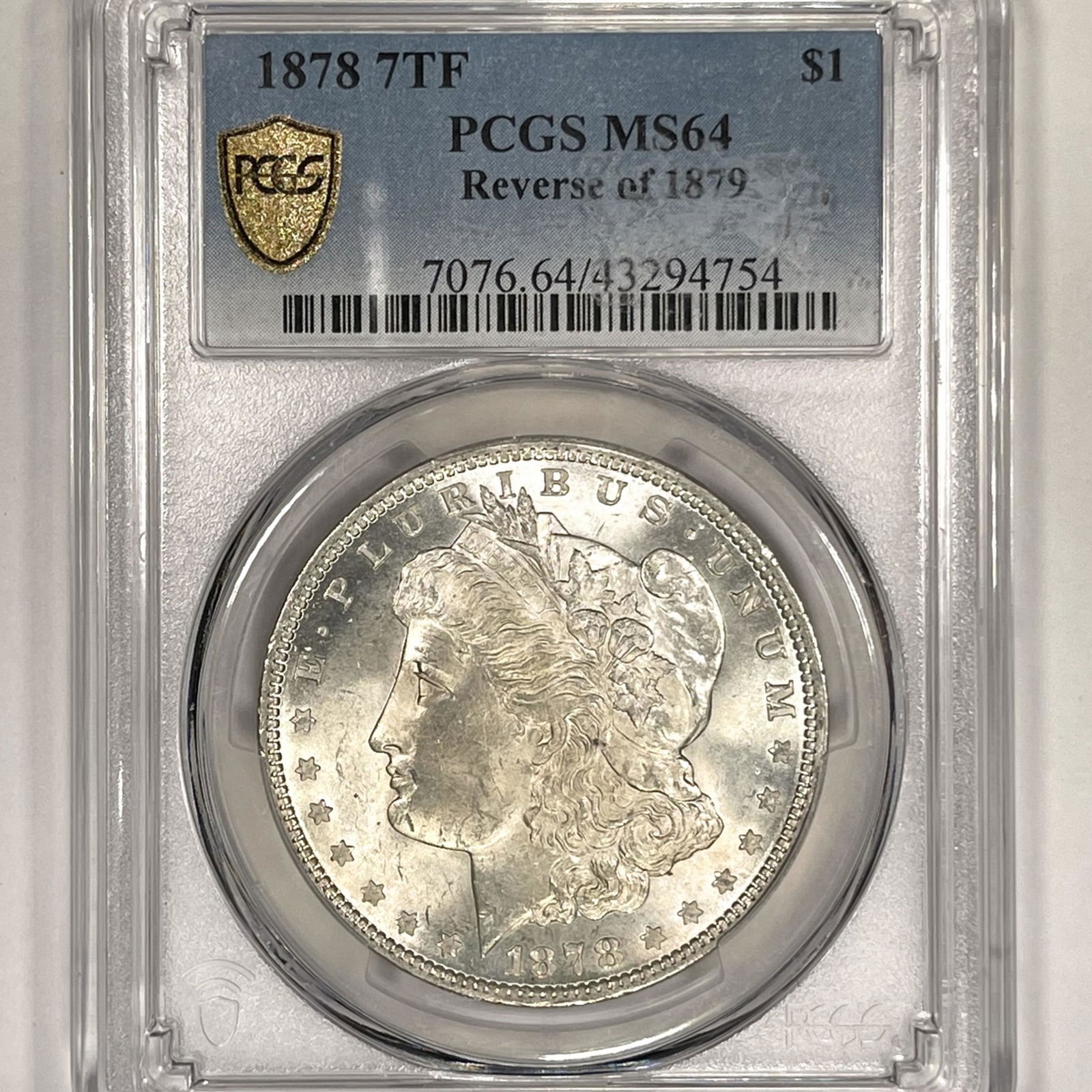 1878 7TF Morgan Silver Dollar PCGS-MS64 Rev of 79 (1 of 2)