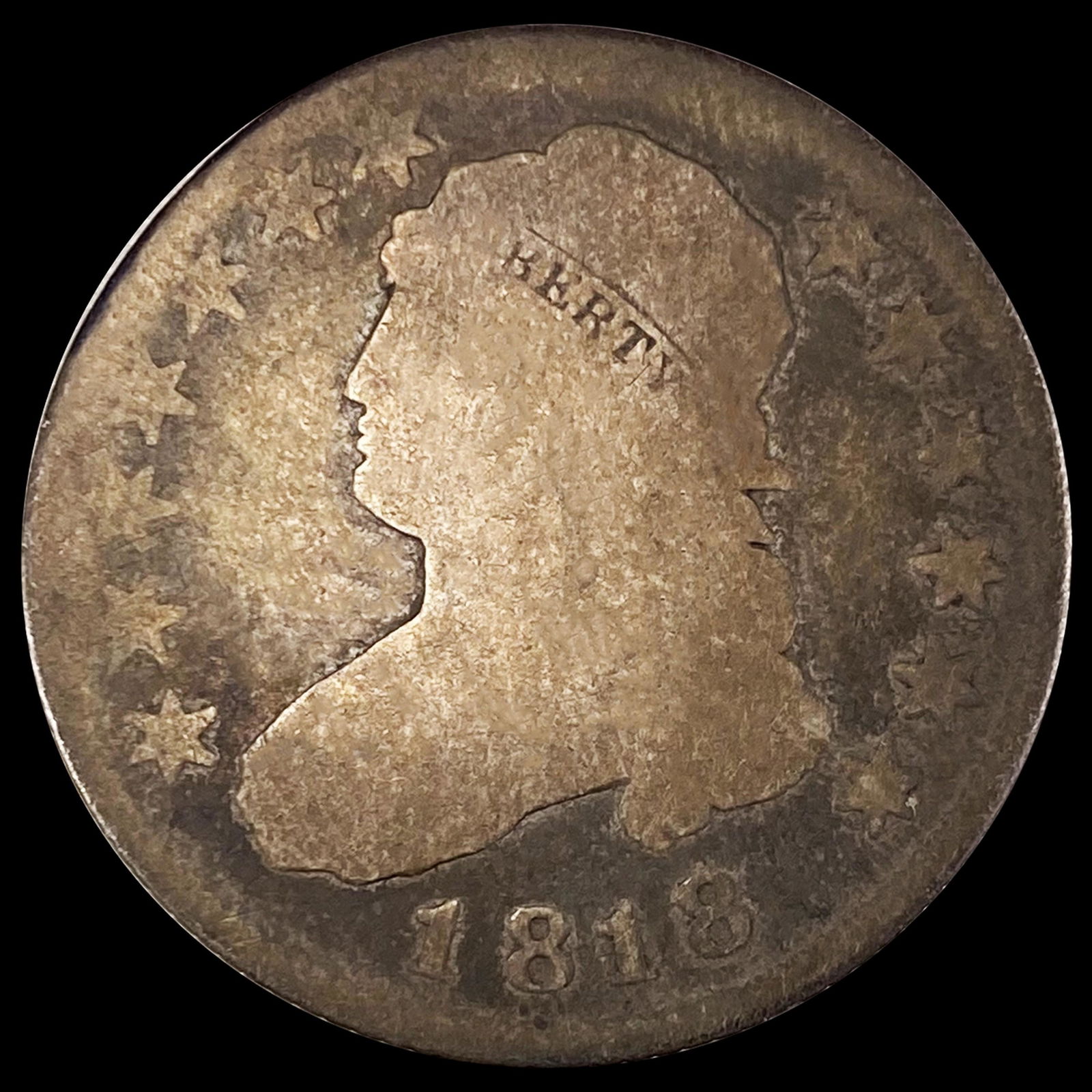 1818 Capped Bust Quarter NICELY CIRCULATED (1 of 2)