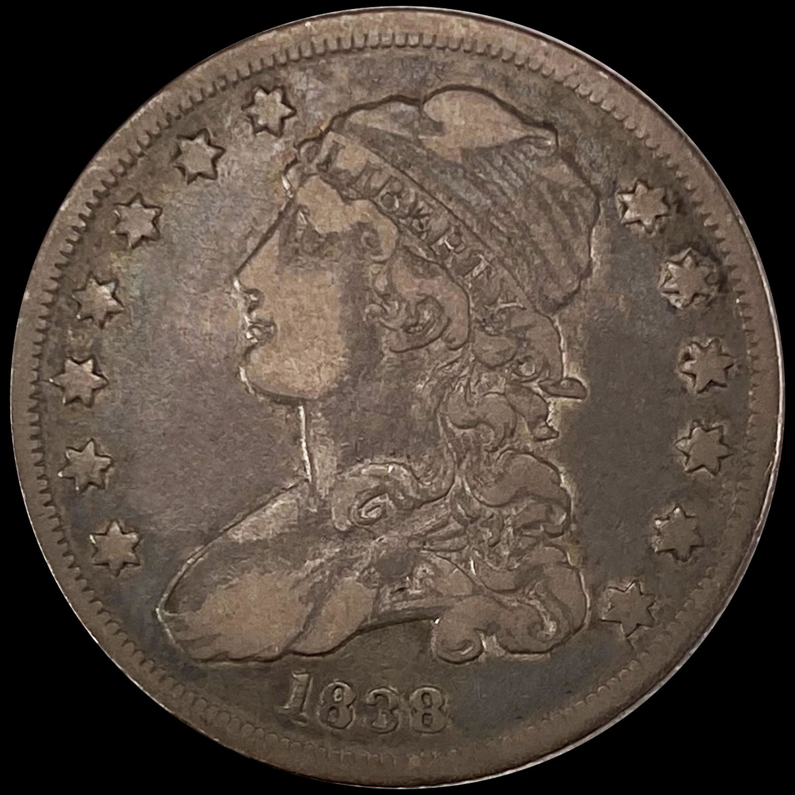 1838 Capped Bust Quarter NICELY CIRCULATED (1 of 2)