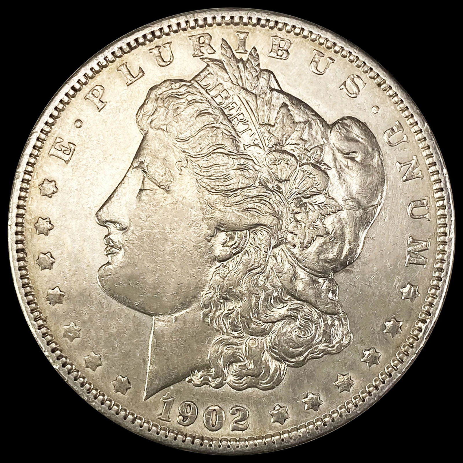 1902 Morgan Silver Dollar CLOSELY UNCIRCULATED (1 of 2)