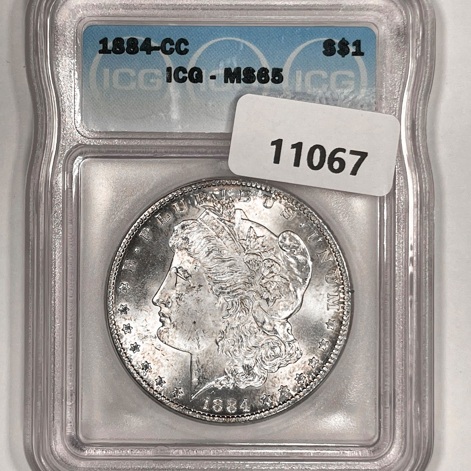 1884-CC Morgan Silver Dollar ICG-MS65 (1 of 2)