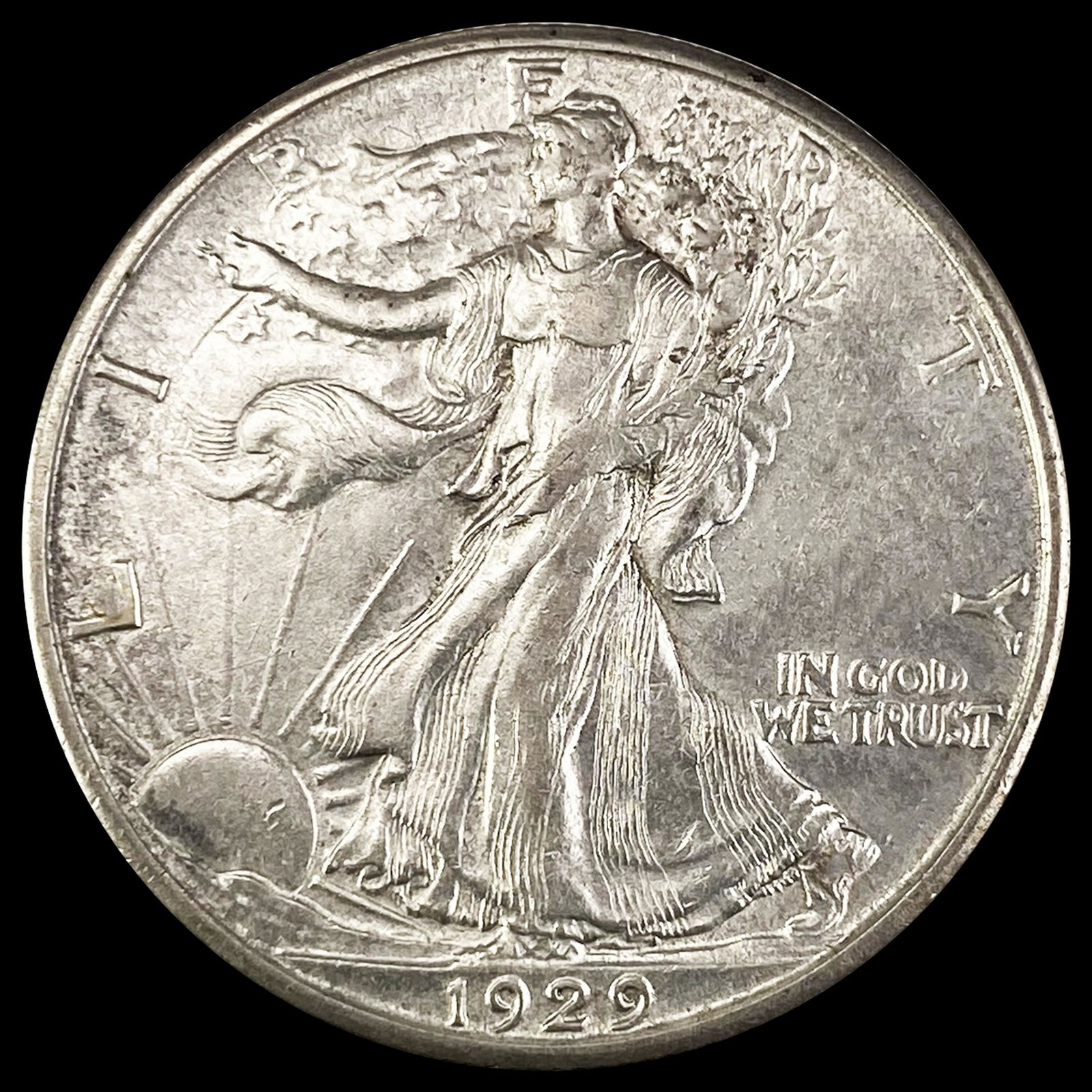 1929-D Walking Liberty Half Dollar UNCIRCULATED (1 of 2)