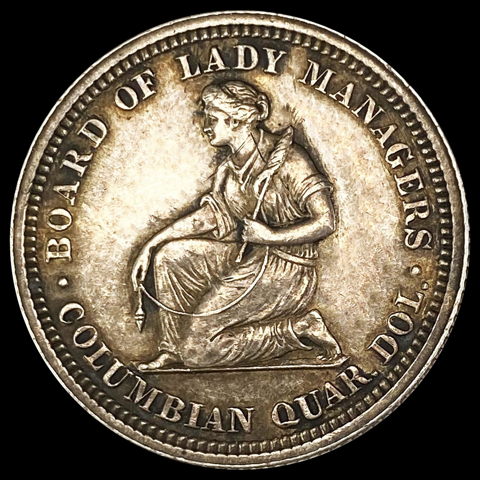 1893 Isabella Silver Quarter UNCIRCULATED (1 of 2)