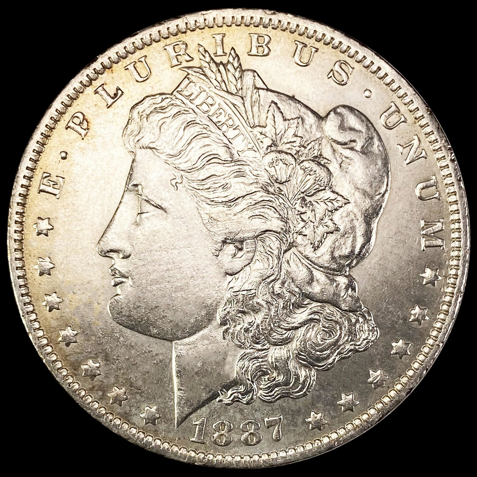 1887-O Morgan Silver Dollar NEARLY UNCIRCULATED (1 of 2)