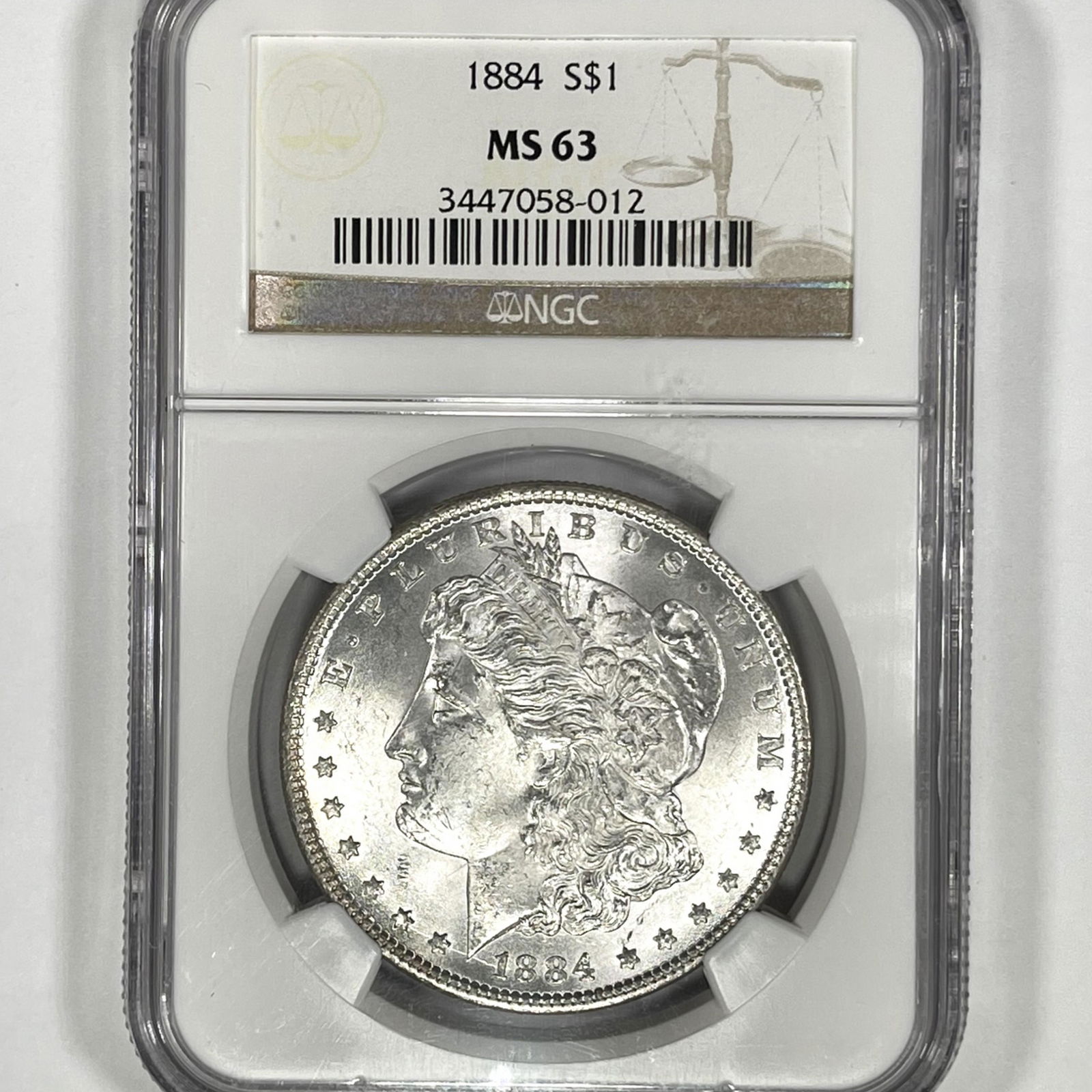 1884 Morgan Silver Dollar NGC-MS63 (1 of 2)