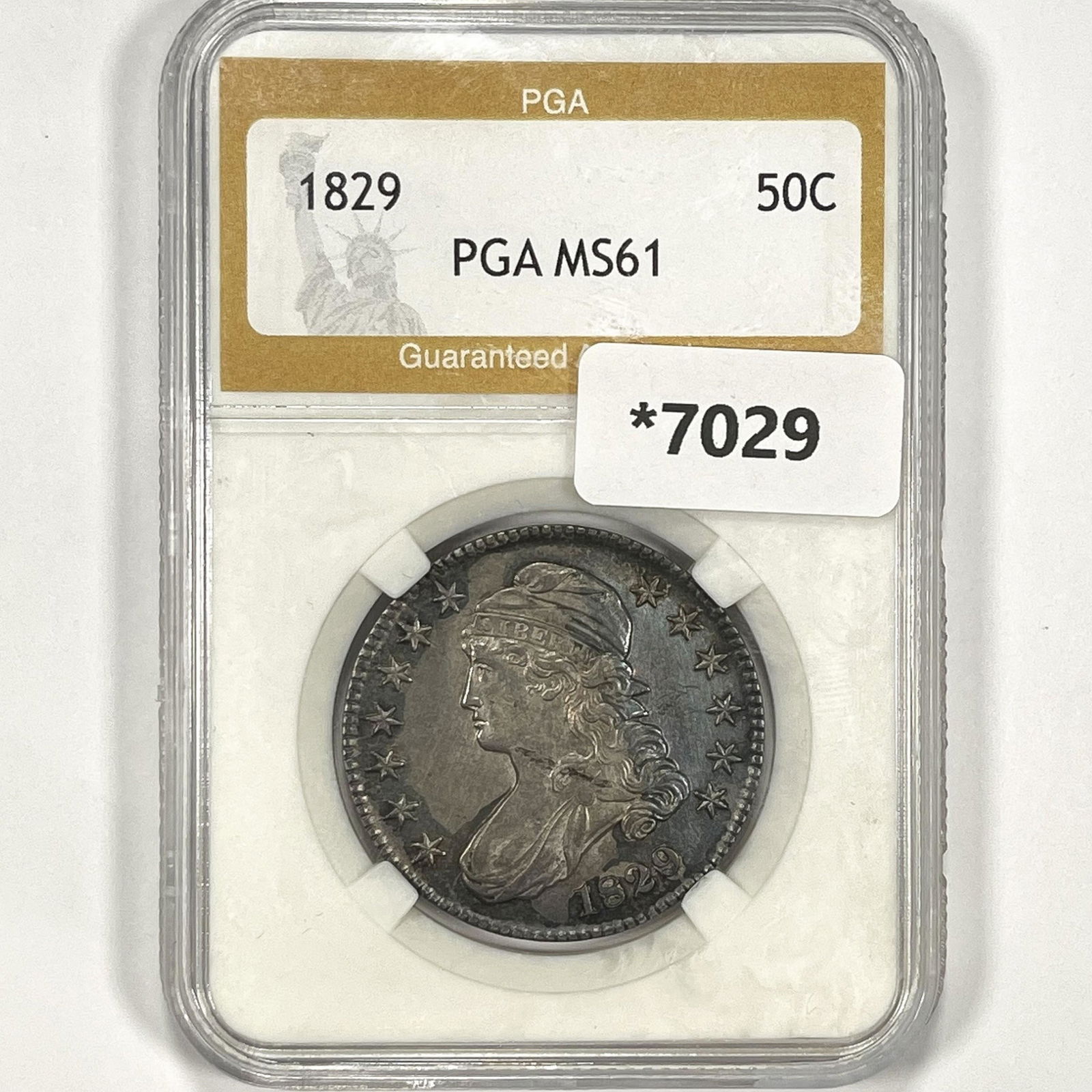 1829 Capped Bust Half Dollar PGA-MS61 (1 of 2)