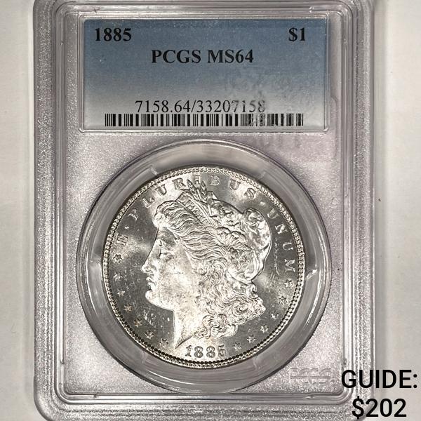 1885 Morgan Silver Dollar PCGS-MS64 (1 of 2)