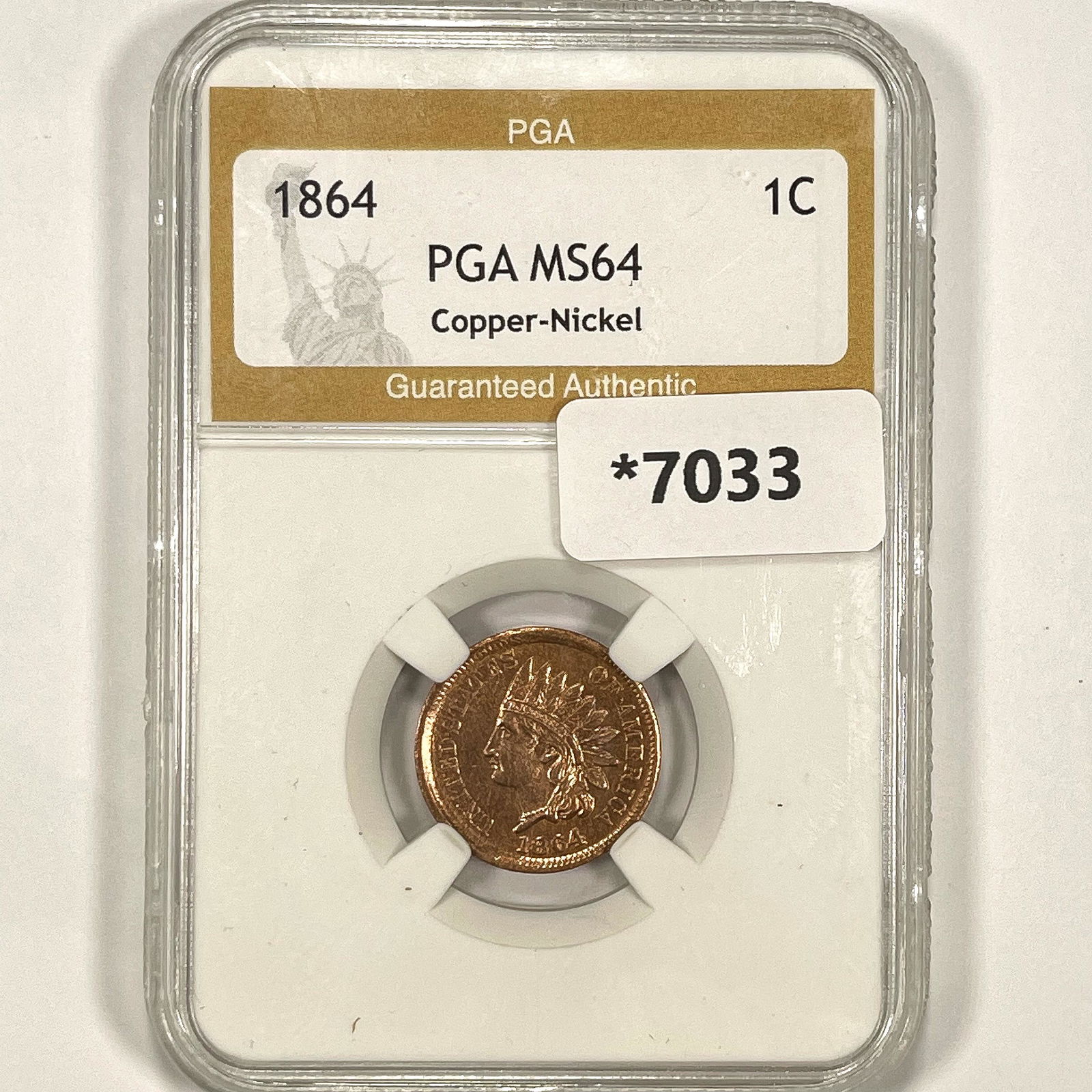1864 Indian Head Cent PGA-MS64 (1 of 2)