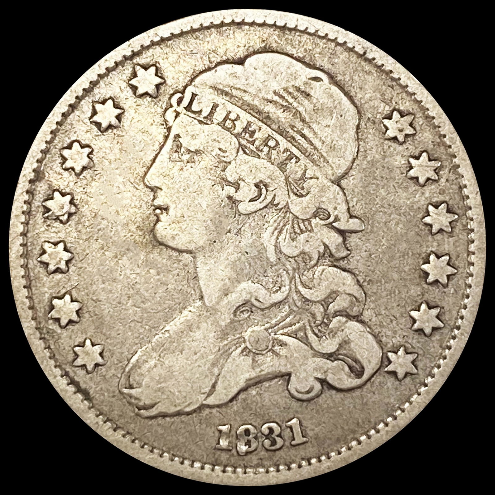 1831 Capped Bust Quarter NICELY CIRCULATED (1 of 2)