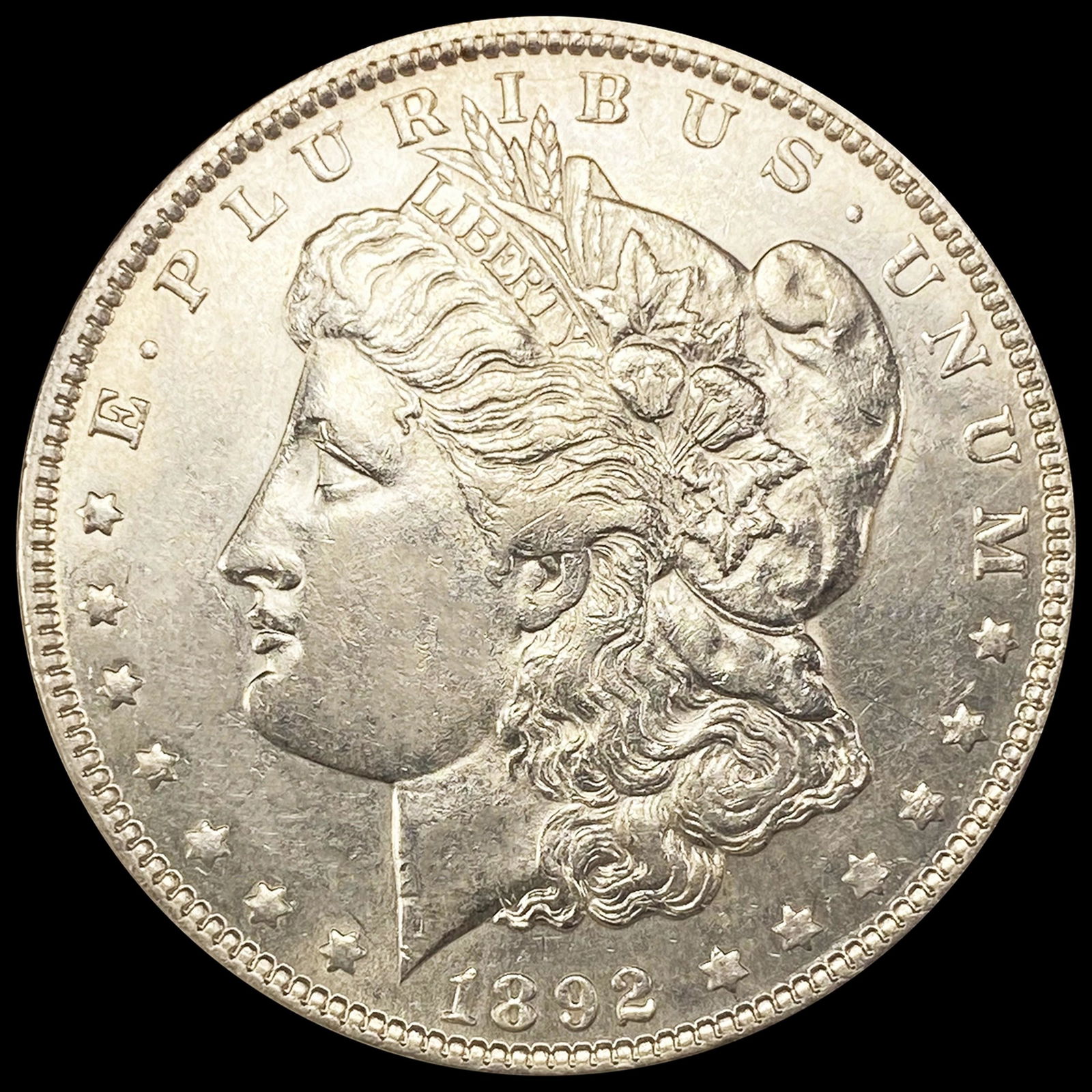 1892 Morgan Silver Dollar CLOSELY UNCIRCULATED (1 of 2)
