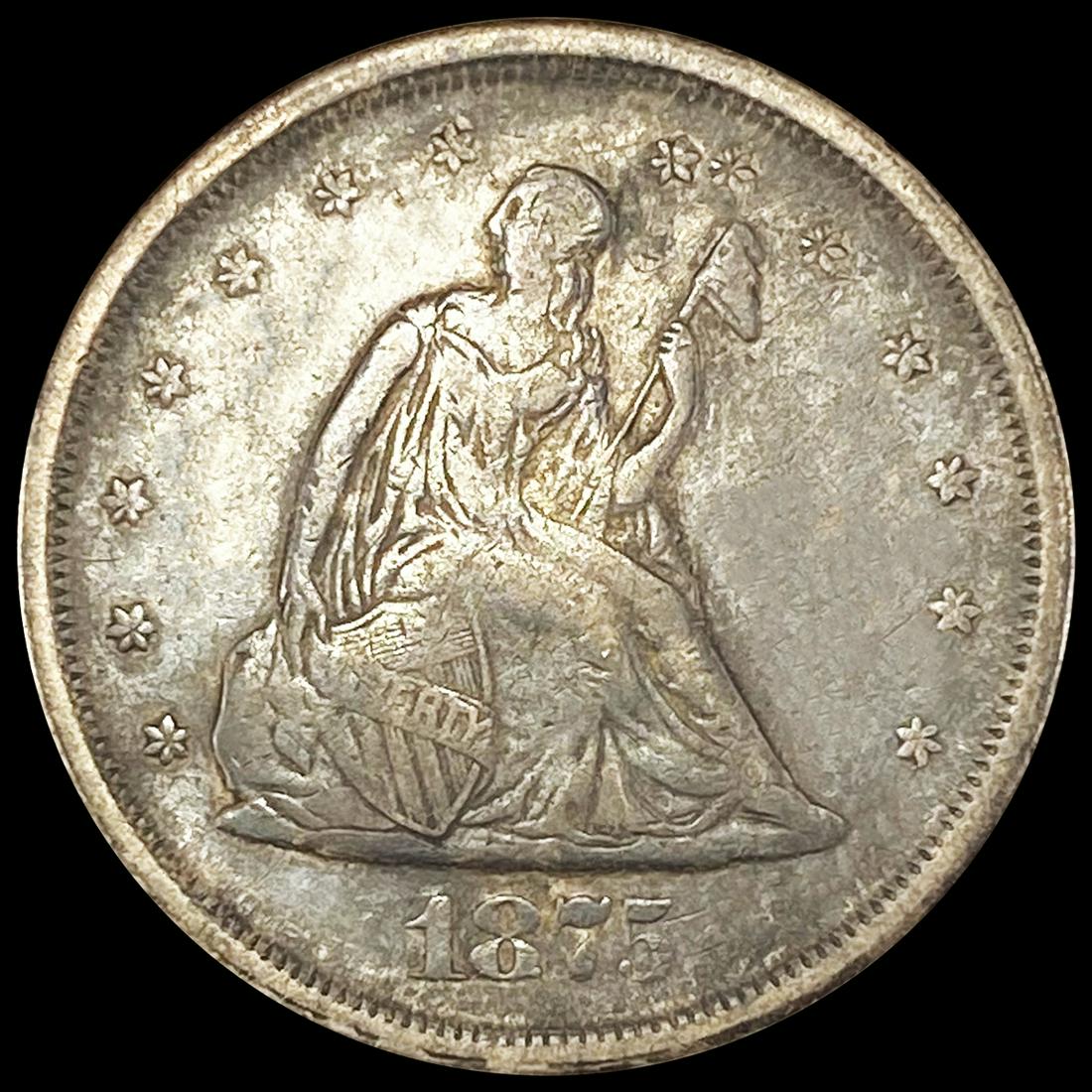 1875-S Twenty Cent Piece LIGHTLY CIRCULATED (1 of 2)