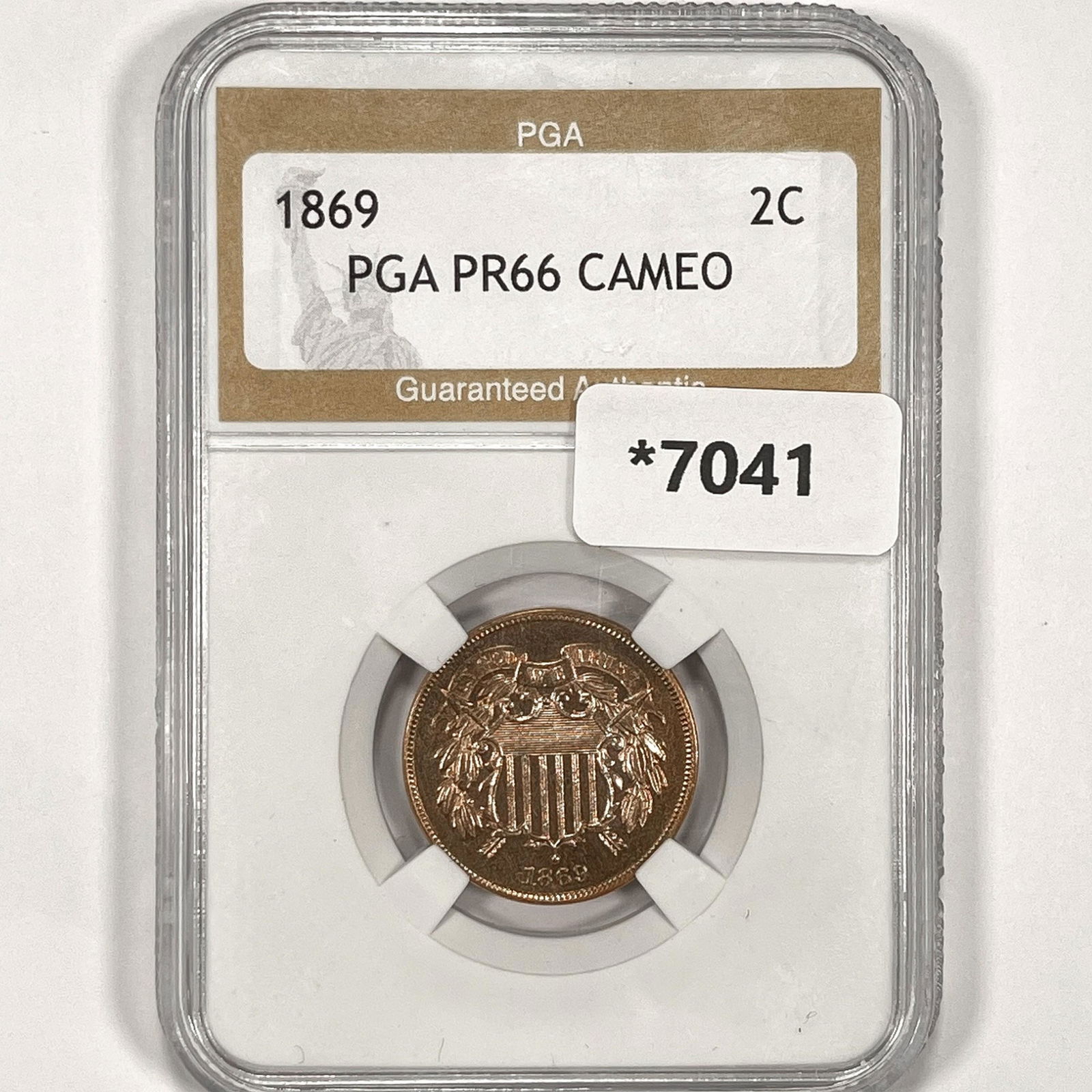 1869 Two Cent Piece PGA-PR66 CAM (1 of 2)