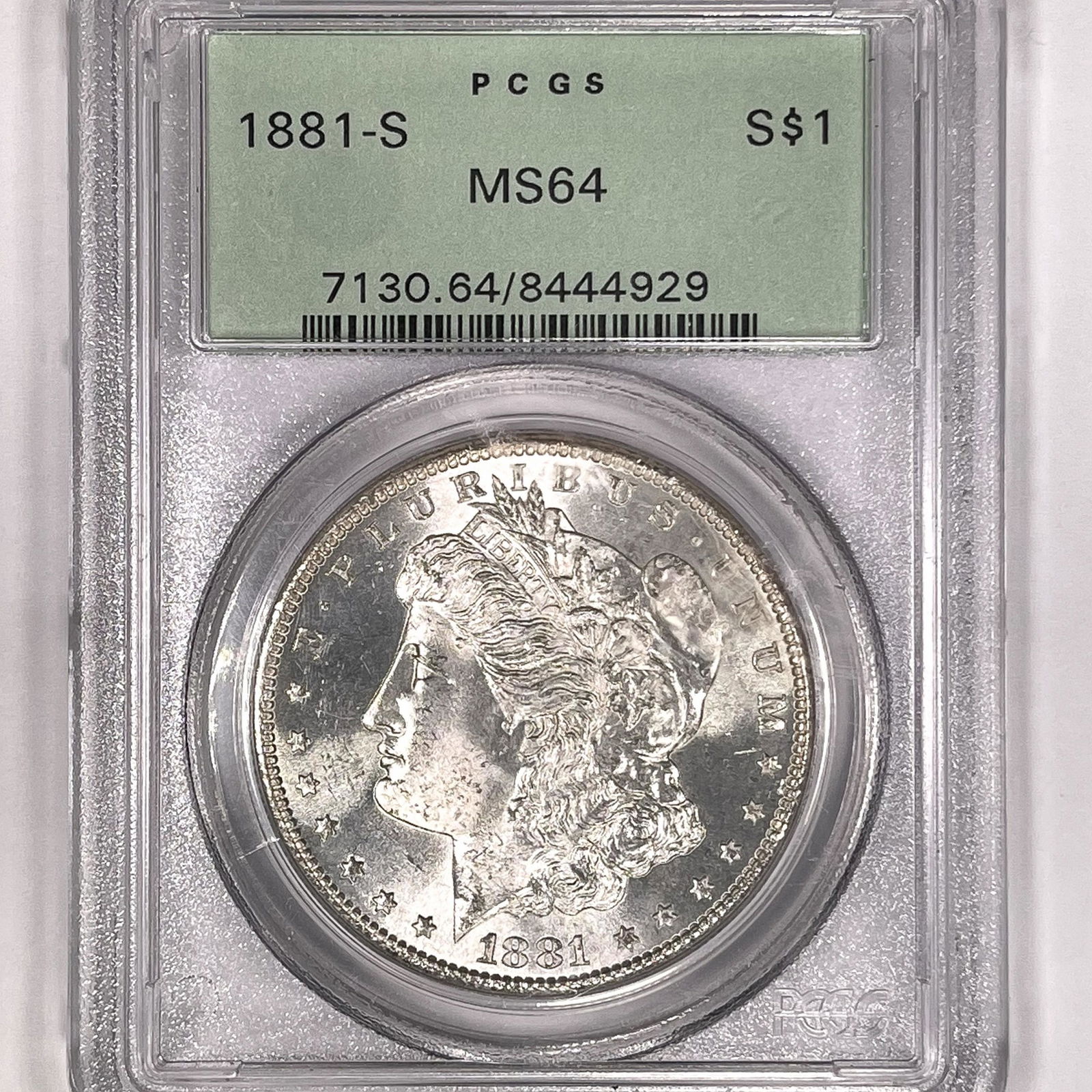 1881-S Morgan Silver Dollar PCGS-MS64 (1 of 2)