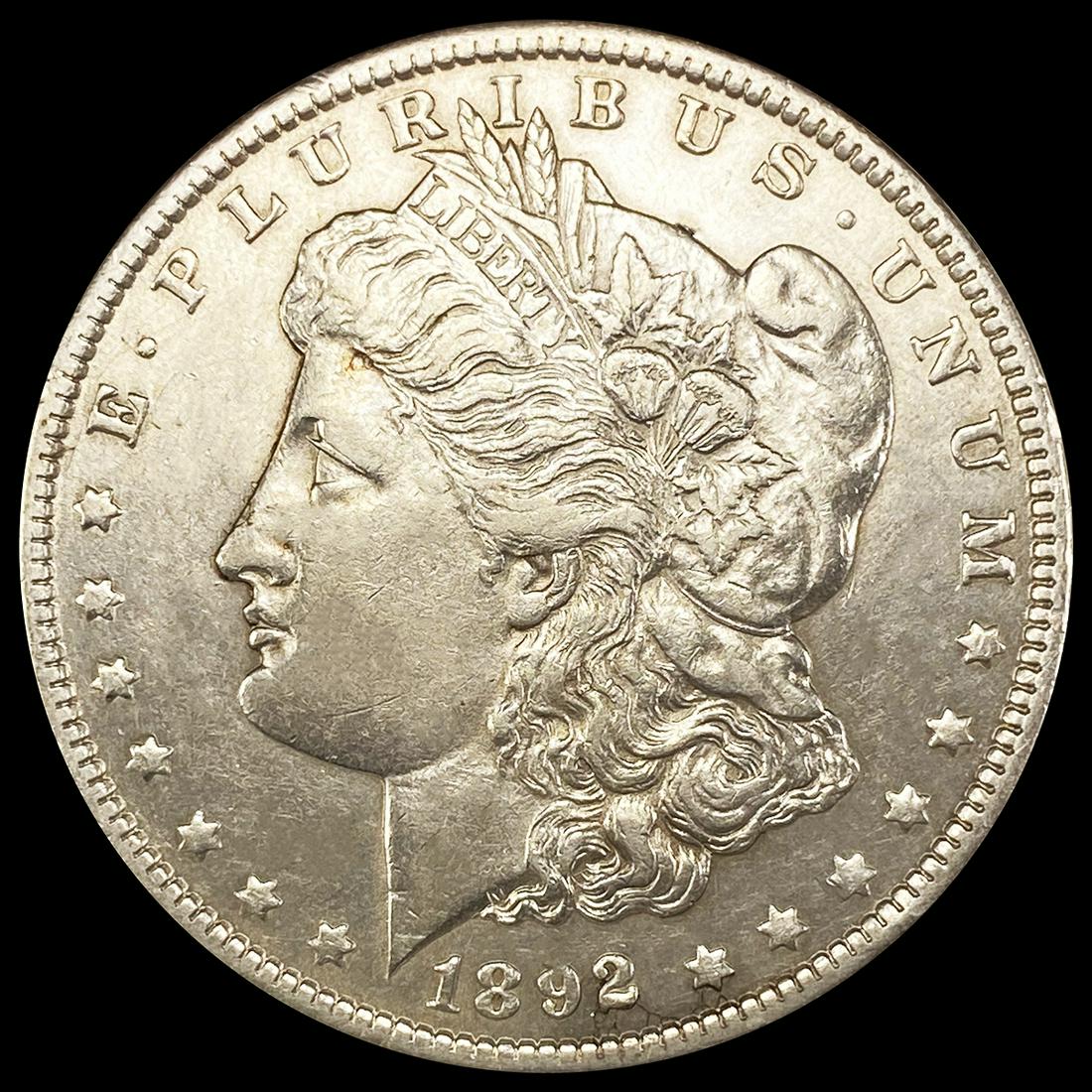 1892 Morgan Silver Dollar CLOSELY UNCIRCULATED (1 of 2)