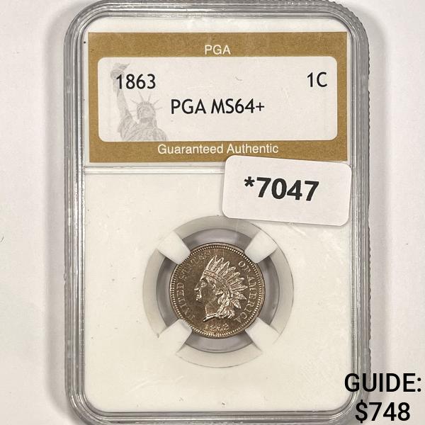 1863 Indian Head Cent PGA-MS64+ (1 of 2)