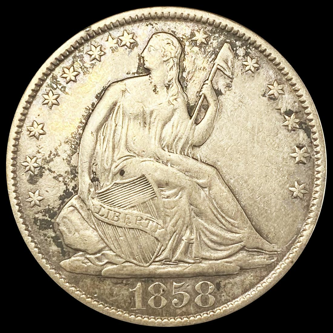 1858-O Seated Liberty Half Dollar UNCIRCULATED (1 of 2)
