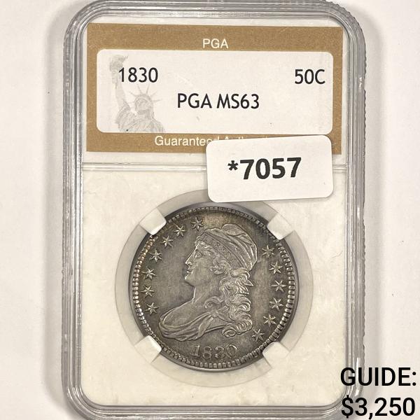 1830 Capped Bust Half Dollar PGA-MS63 (1 of 2)