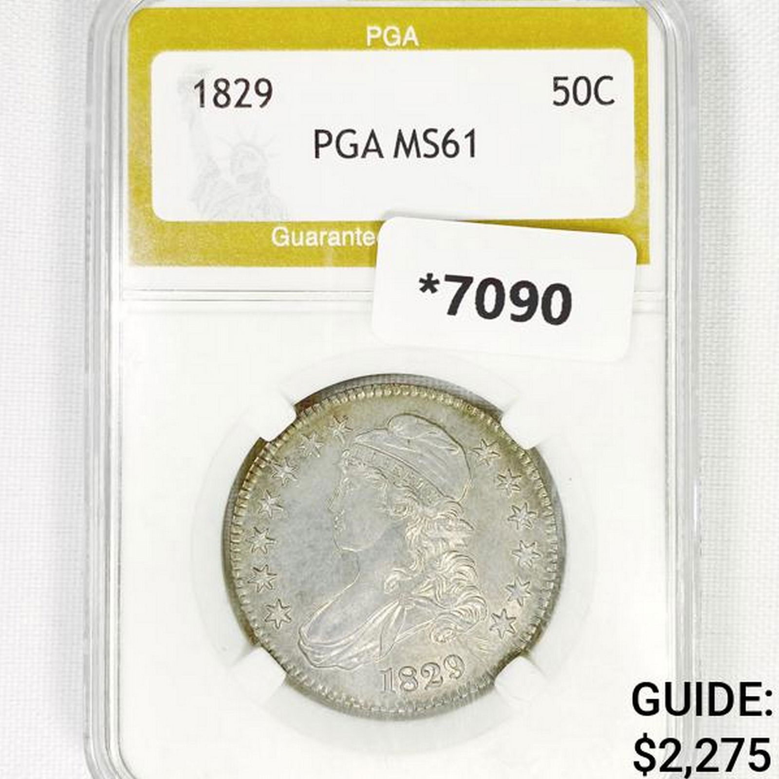 1829 Capped Bust Half Dollar PGA-MS61 (1 of 2)