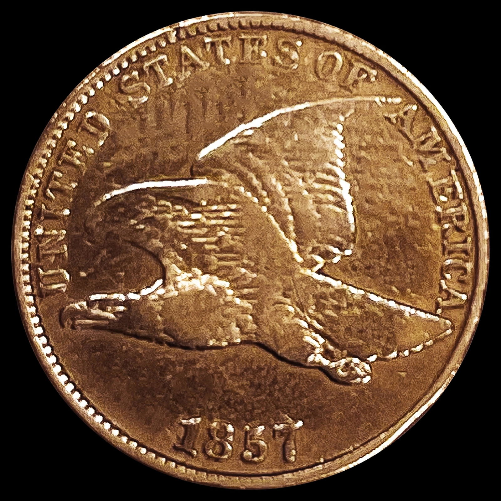 1857 Flying Eagle Cent LIGHTLY CIRCULATED (1 of 2)