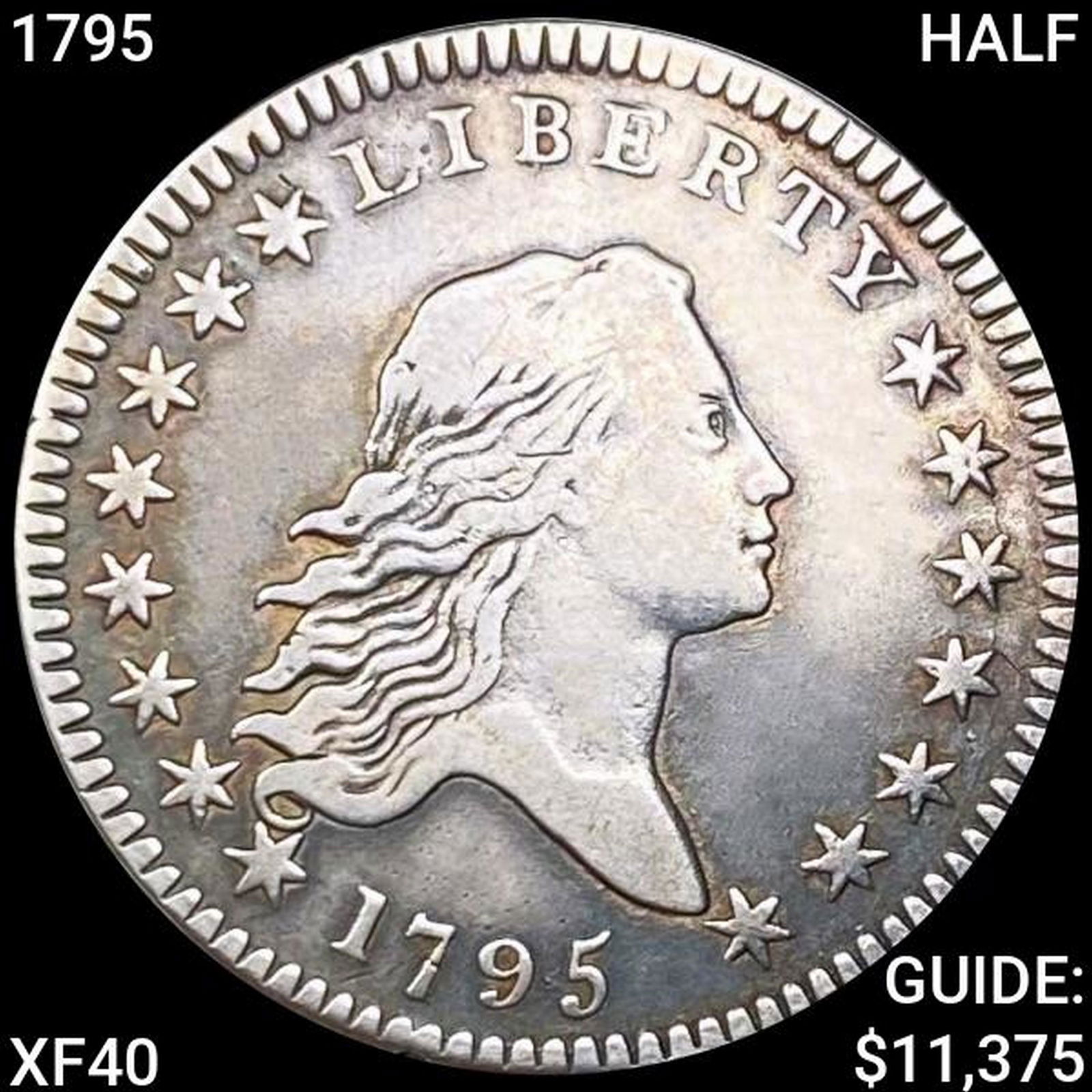 1795 Flowing Hair Half Dollar LIGHTLY CIRC (1 of 2)
