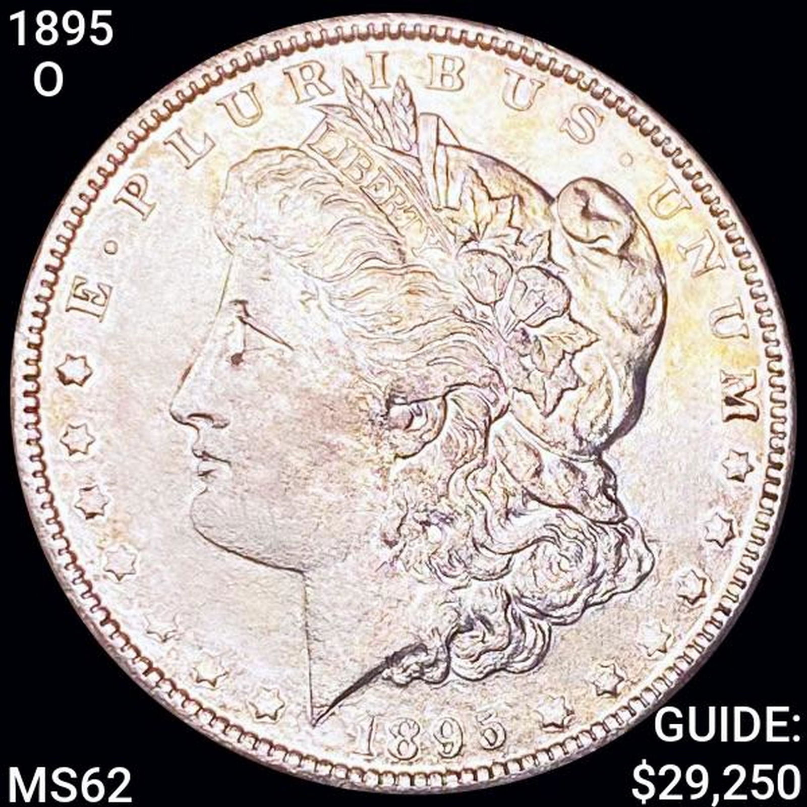 1895-O Morgan Silver Dollar UNCIRCULATED: 1895-O Morgan Silver Dollar UNCIRCULATED