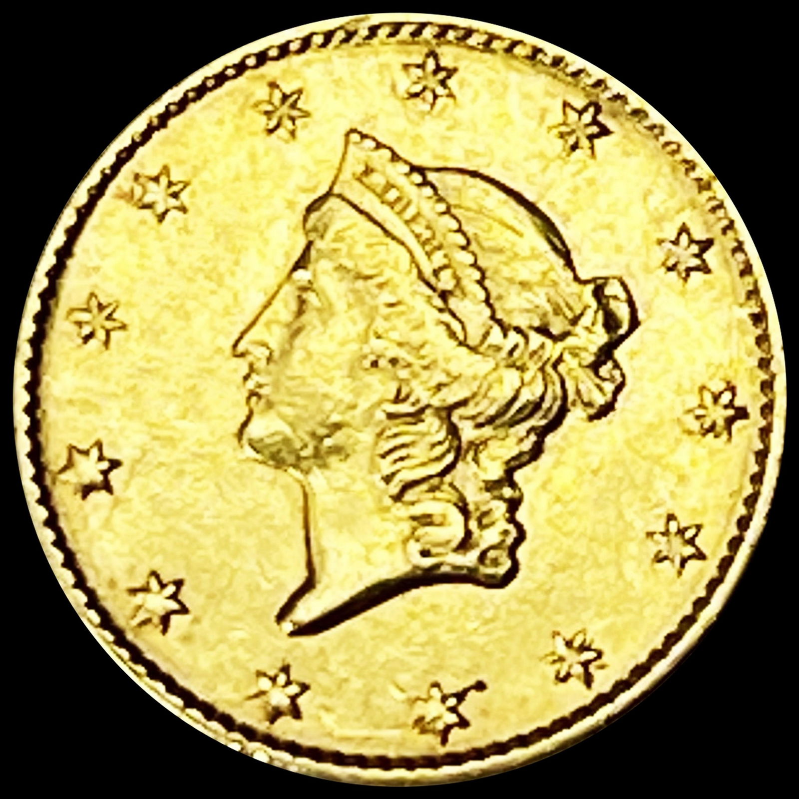 1849 Rare Gold Dollar UNCIRCULATED (1 of 2)