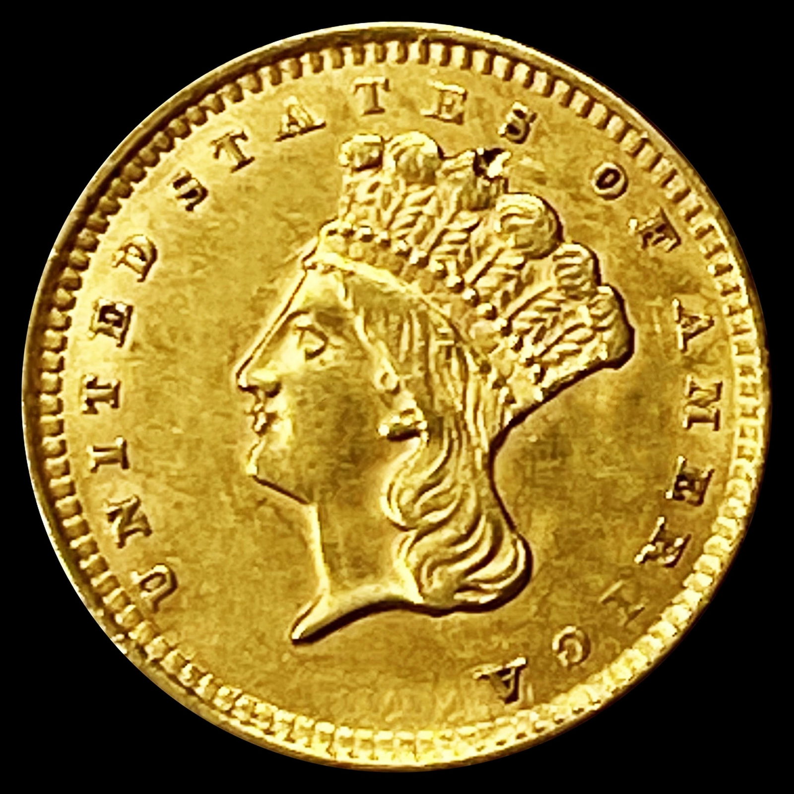 1856 Rare Gold Dollar UNCIRCULATED (1 of 2)