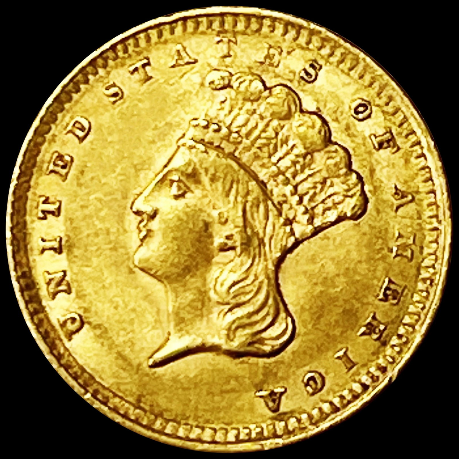 1856 Rare Gold Dollar UNCIRCULATED (1 of 2)