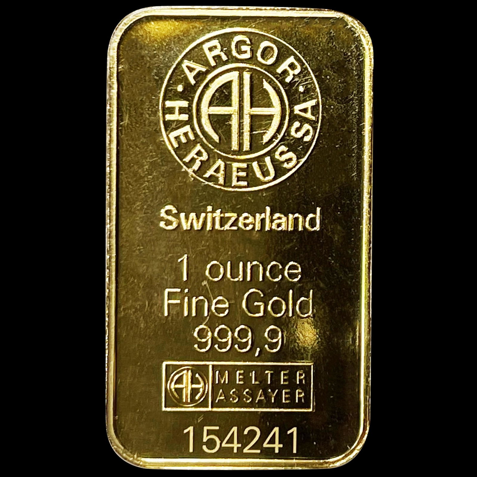 Switzerland 1oz Gold Bar UNCIRCULATED (1 of 2)