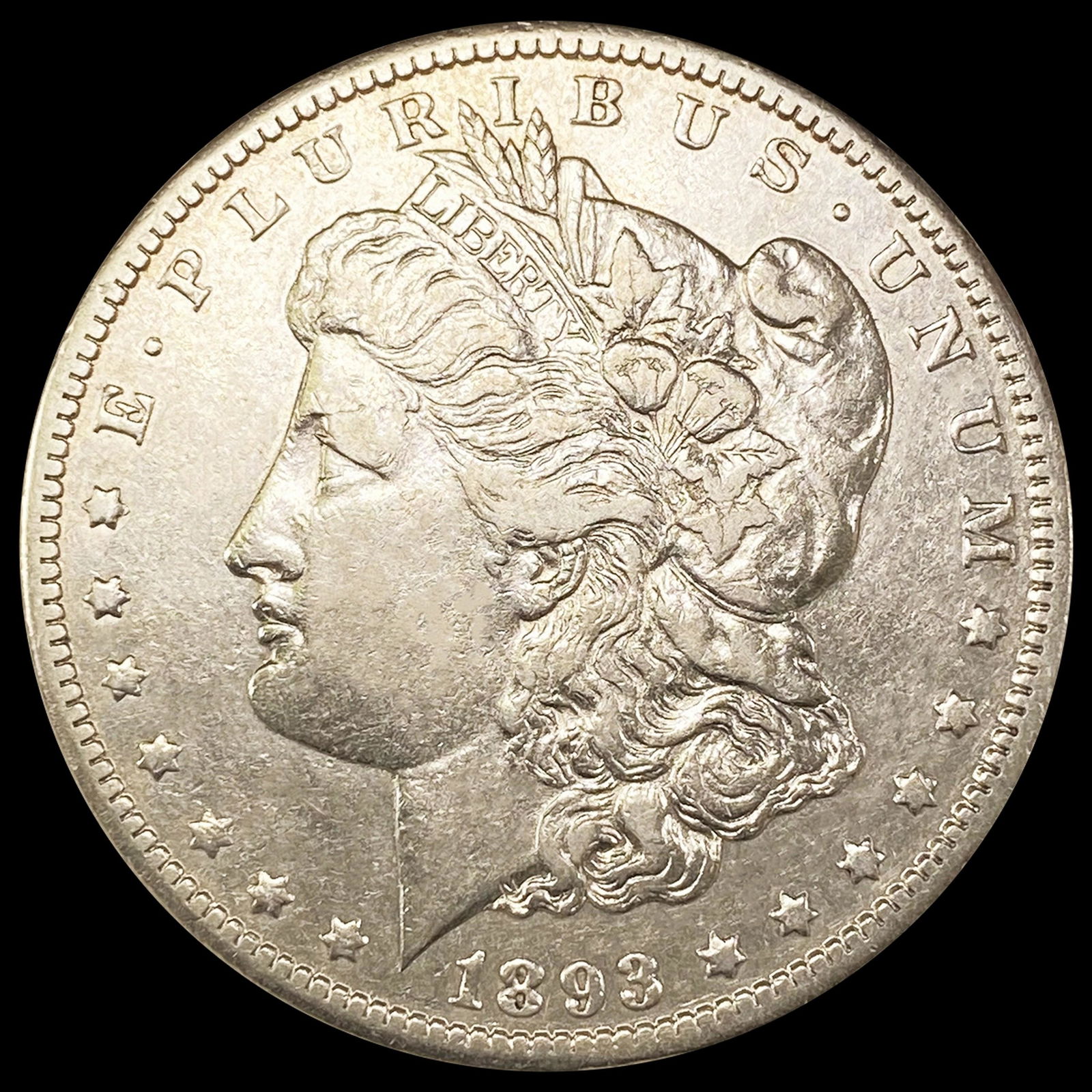1893-CC Morgan Silver Dollar CLOSELY UNCIRCULATED (1 of 2)