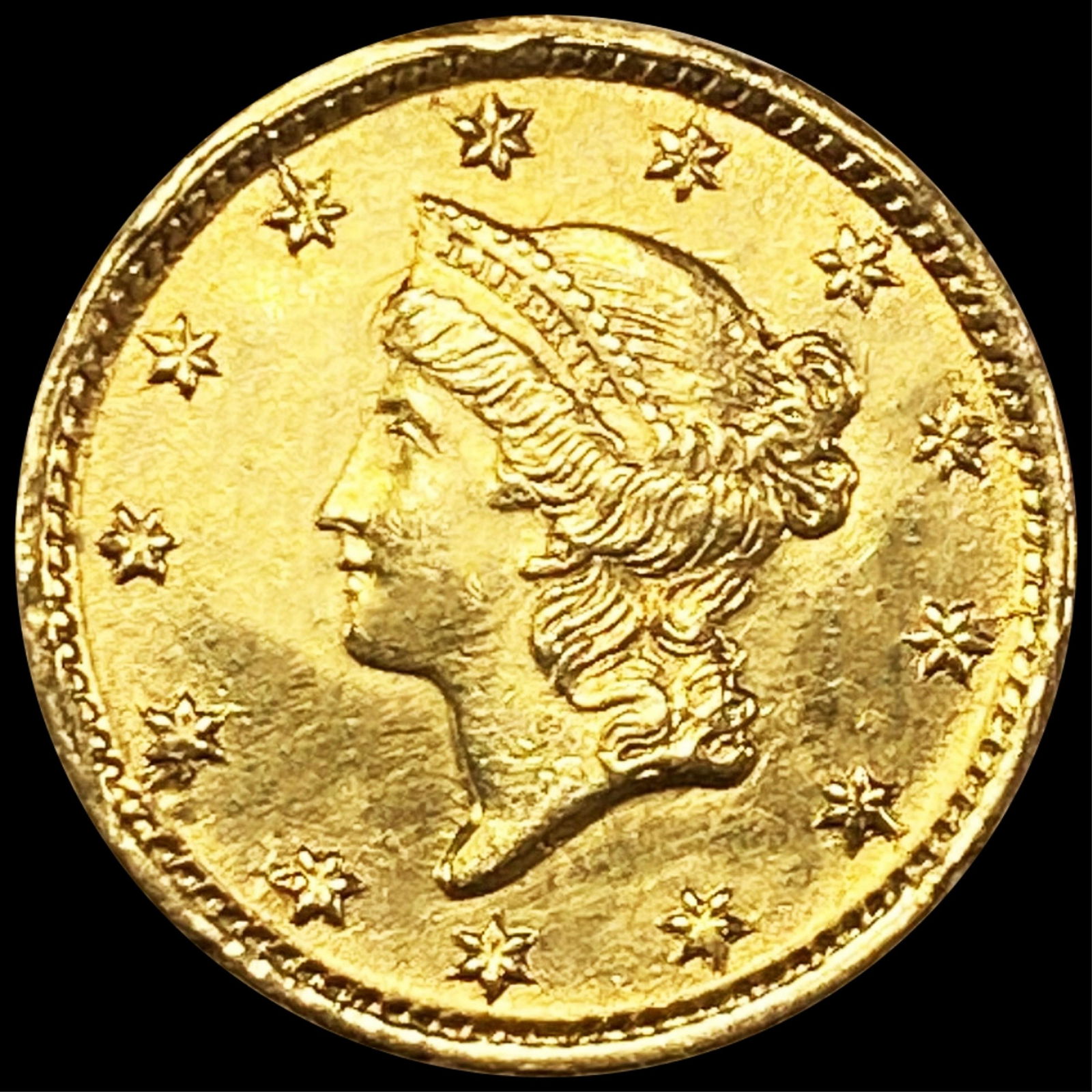 1854 Rare Gold Dollar UNCIRCULATED (1 of 2)
