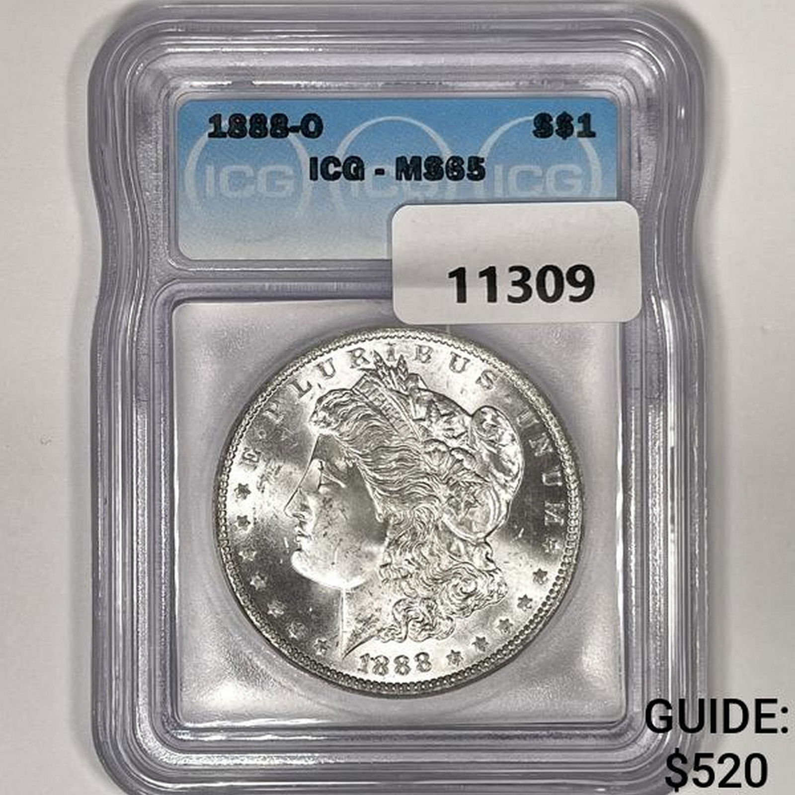 1888-O Morgan Silver Dollar ICG-MS65 (1 of 2)