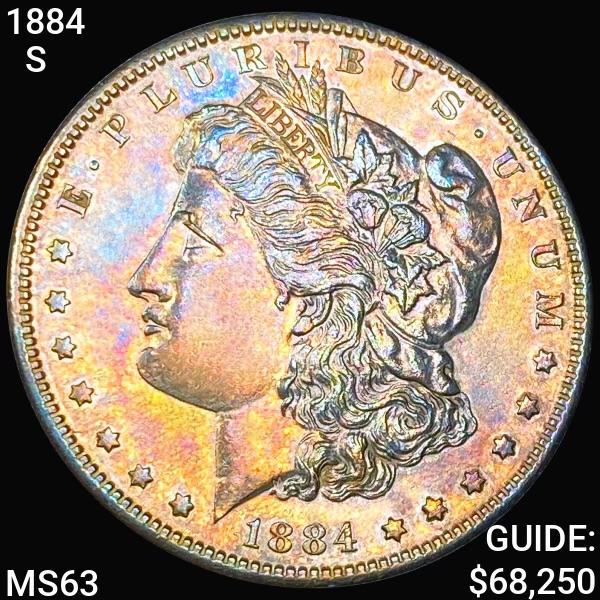 1884-S Morgan Silver Dollar CHOICE BU (1 of 2)