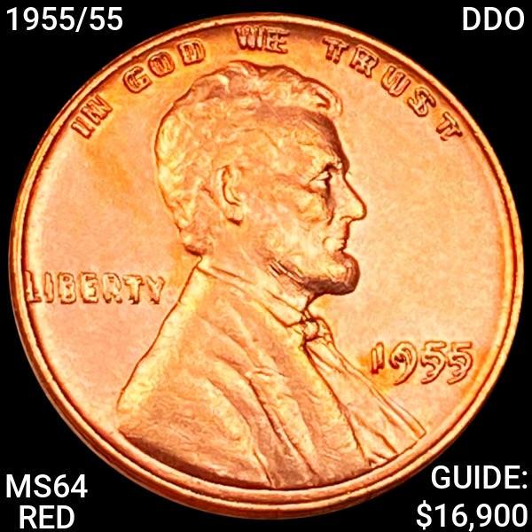 1955/55 Lincoln Wheat Cent CHOICE BU RED (1 of 2)