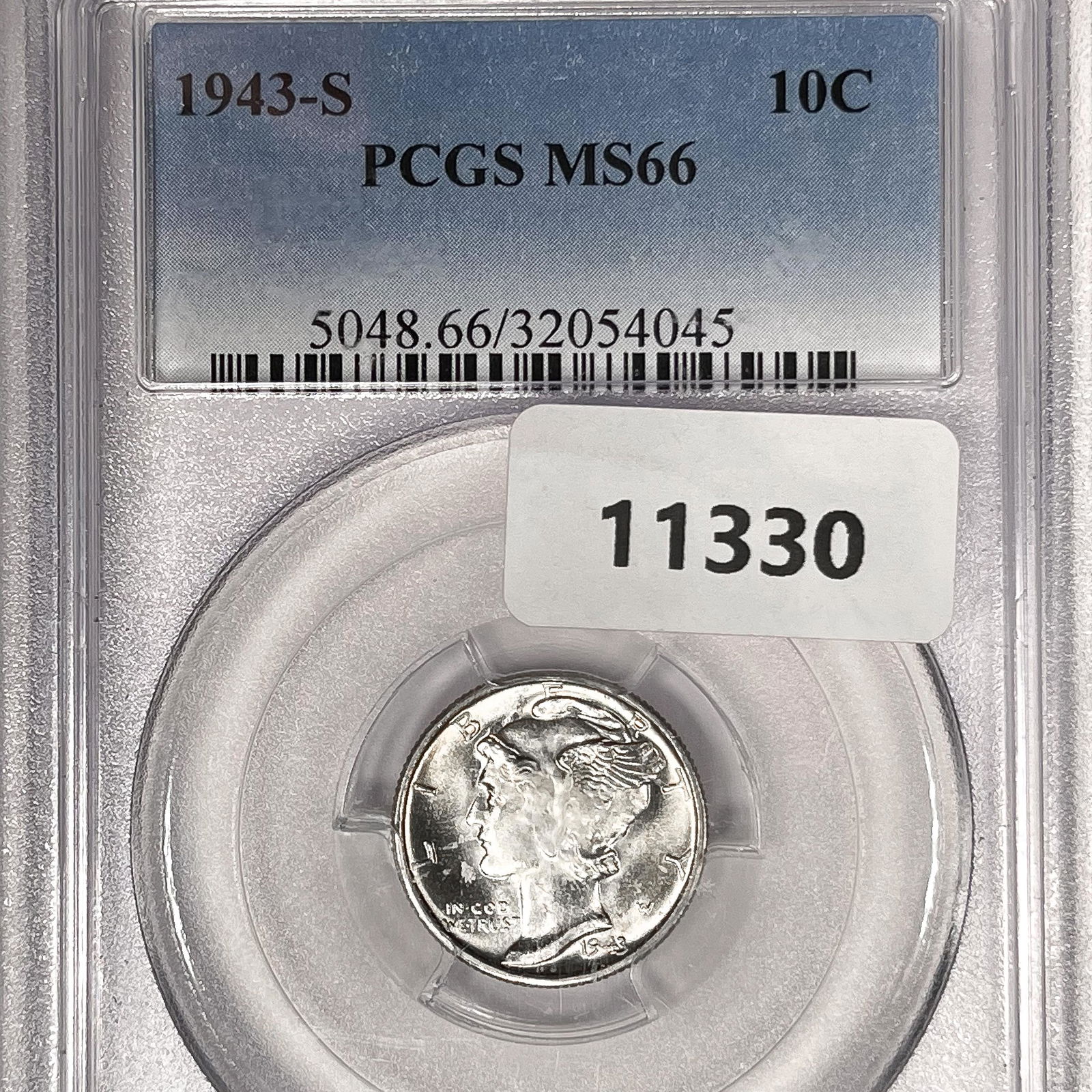 1943-S Mercury Silver Dime PCGS-MS66 (1 of 2)