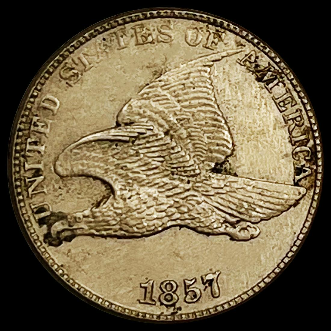 1857 Flying Eagle Cent CLOSELY UNCIRCULATED (1 of 2)