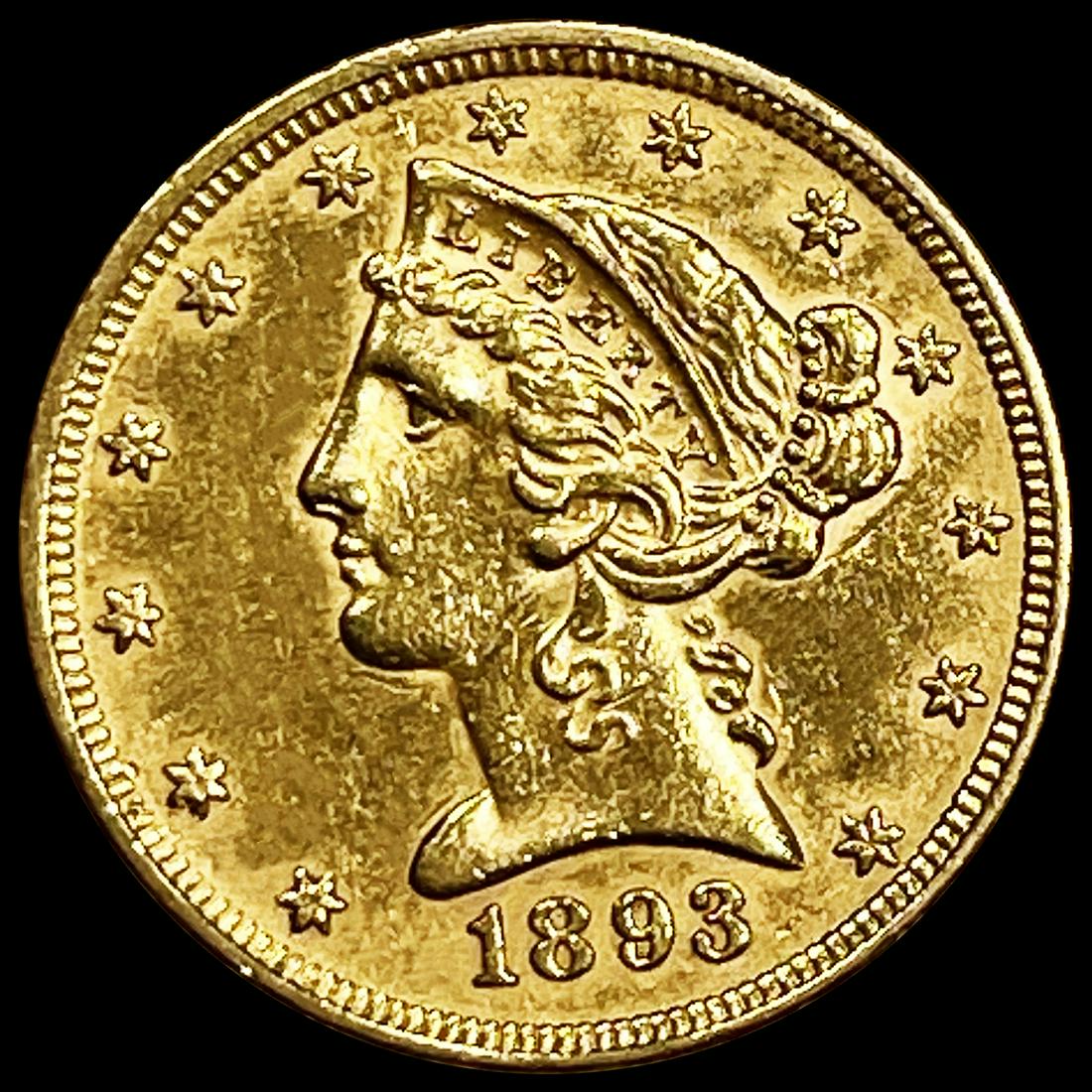 1893 $5 Gold Half Eagle UNCIRCULATED (1 of 2)