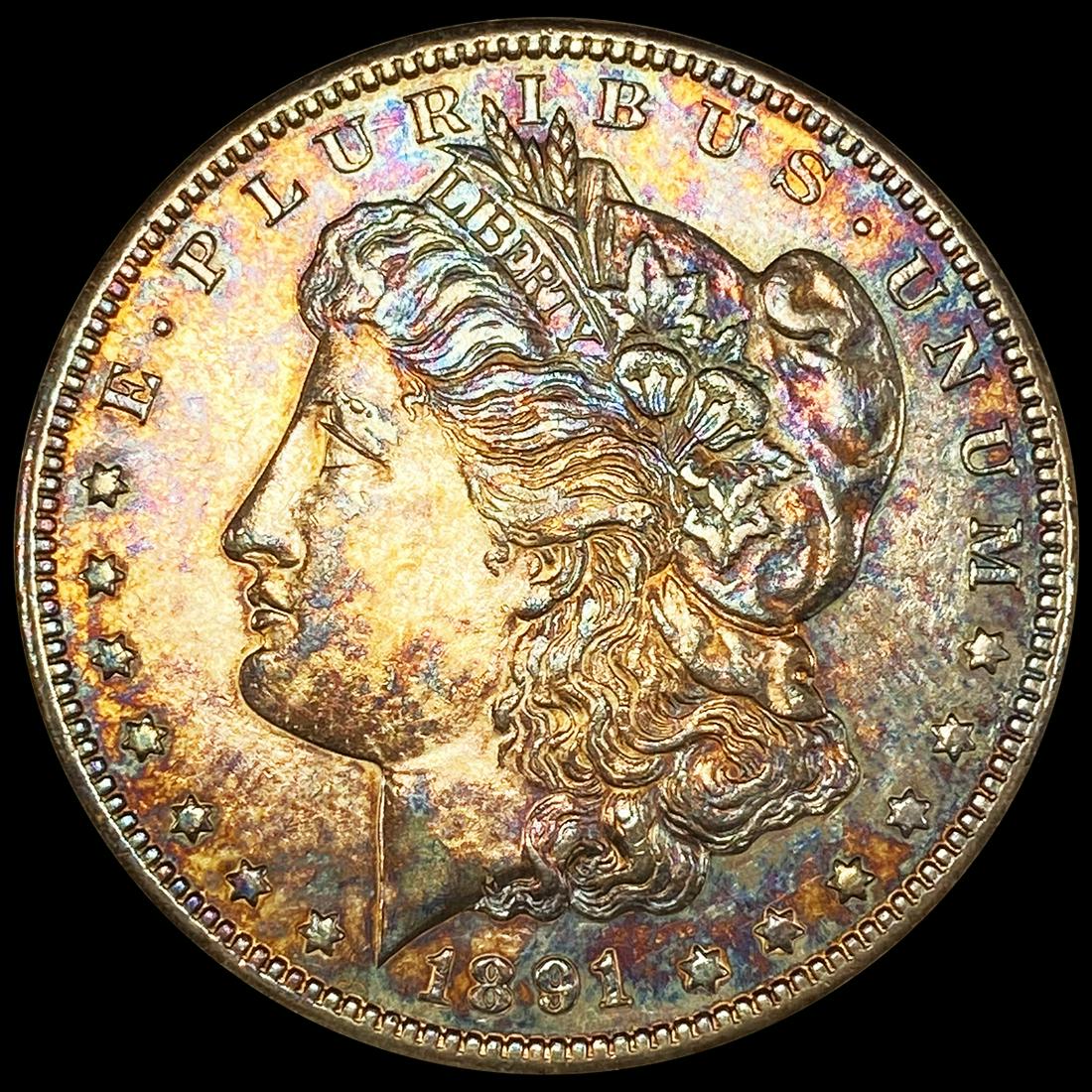 1891-CC Morgan Silver Dollar UNCIRCULATED (1 of 2)