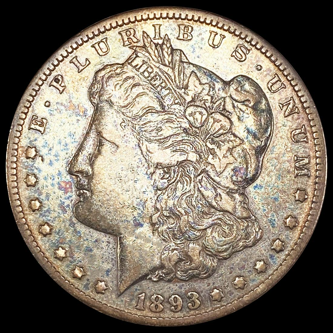 1893-CC Morgan Silver Dollar NEARLY UNCIRCULATED (1 of 2)