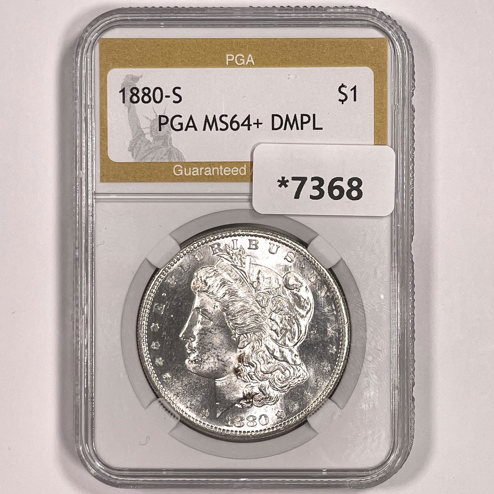 1880-S Morgan Silver Dollar PGA-MS64+ DMPL (1 of 2)