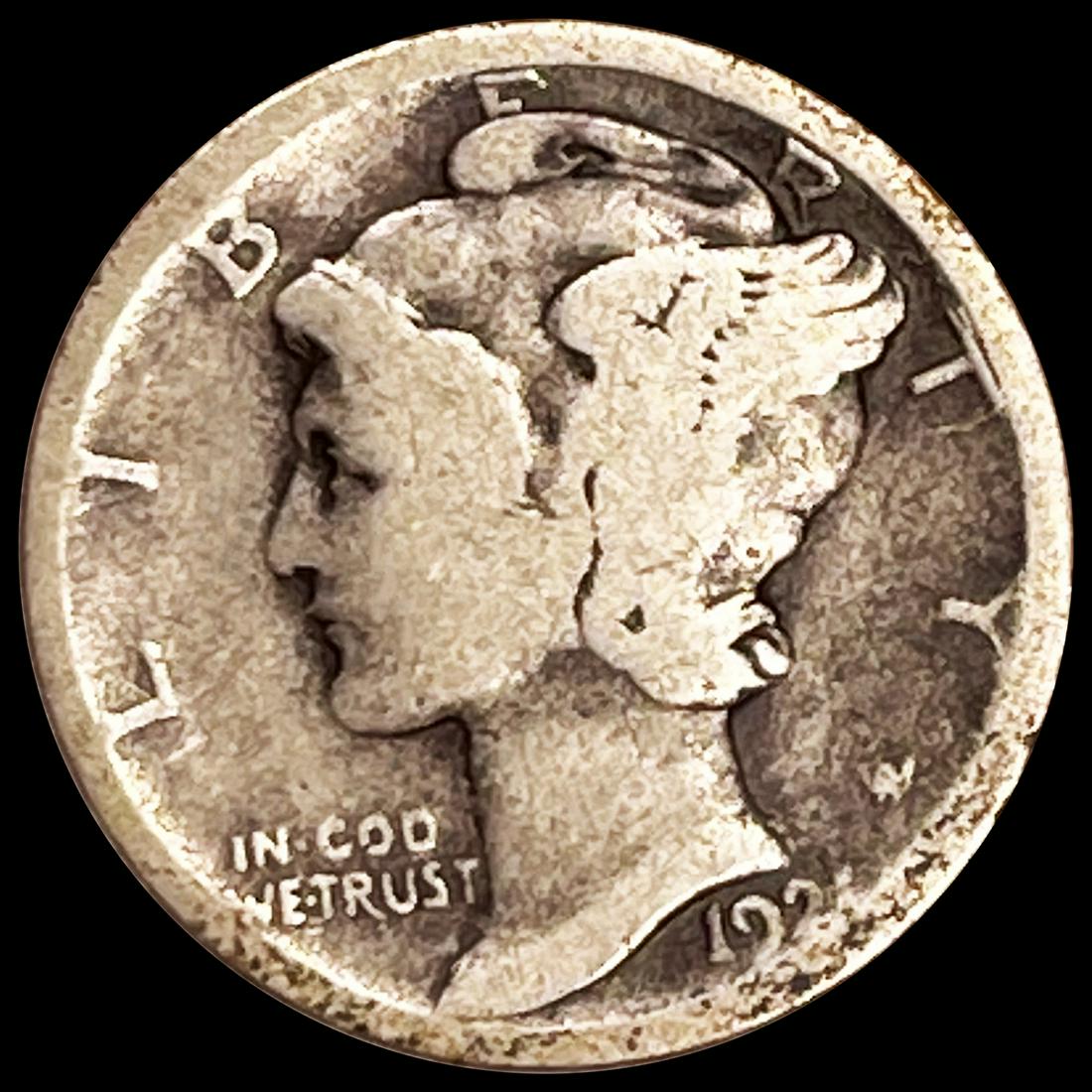 1921-D Mercury Dime NICELY CIRCULATED (1 of 2)