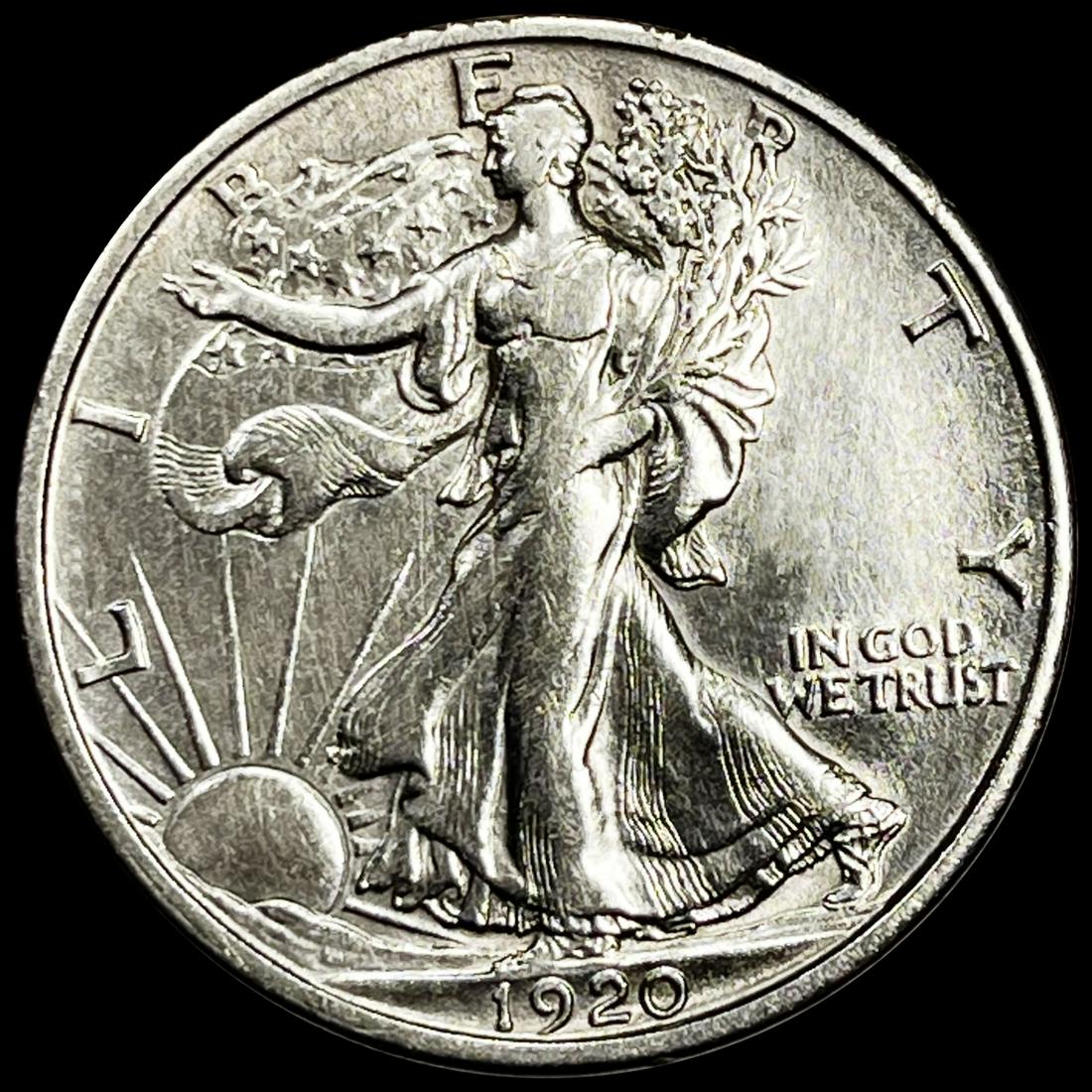 1920-D Walking Liberty Half Dollar UNCIRCULATED (1 of 2)